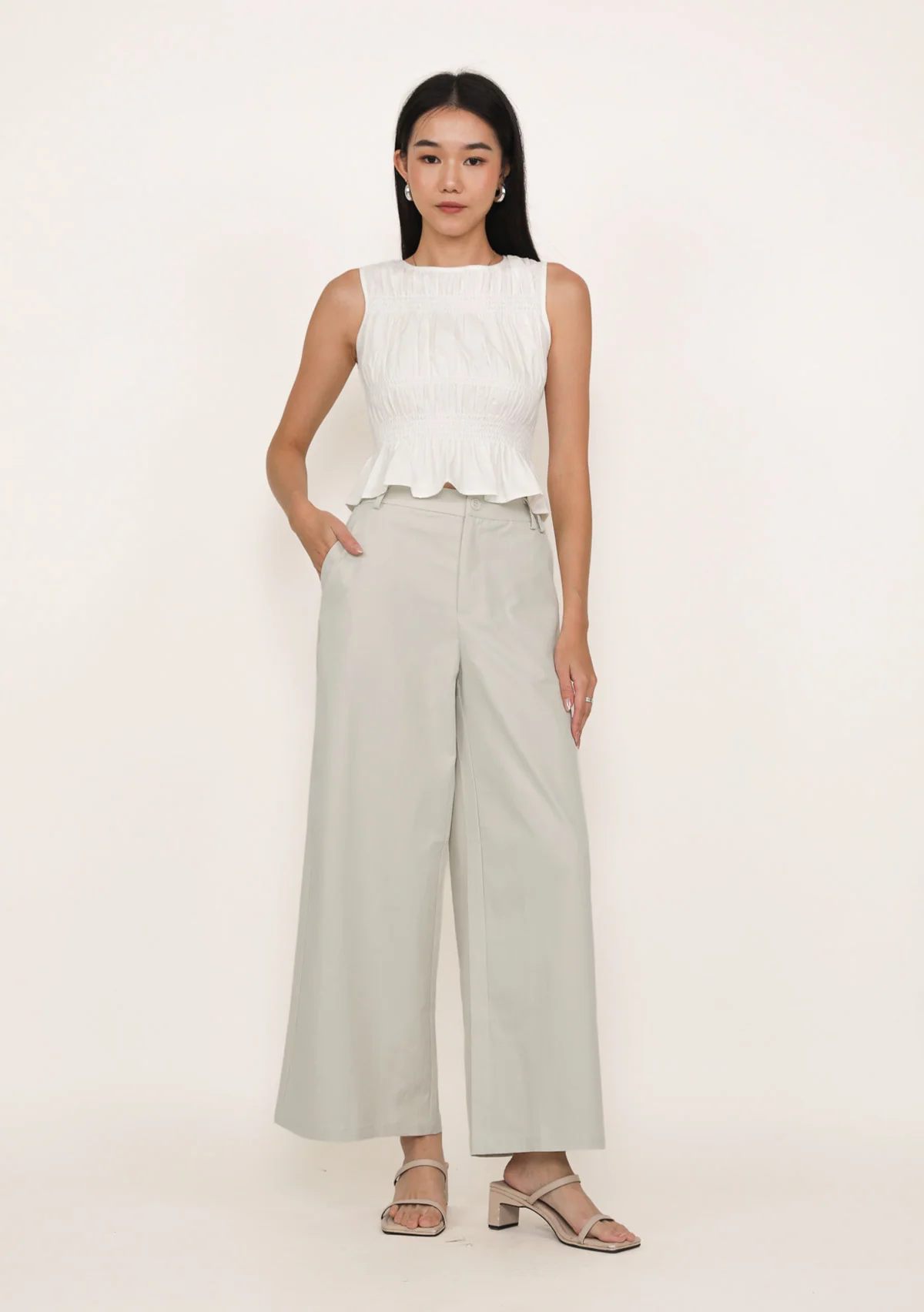 Della Shirred Top - Image 2