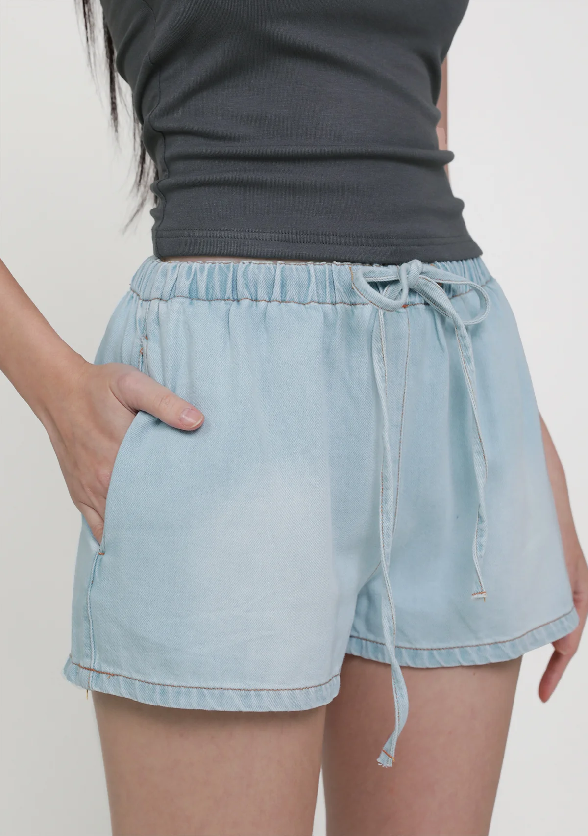 Lester Denim Lounge Shorts - Image 9