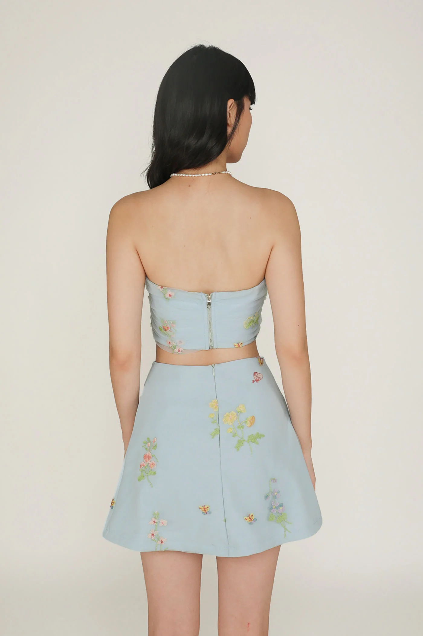 Dewi Embroidery Mesh Skorts - Image 14