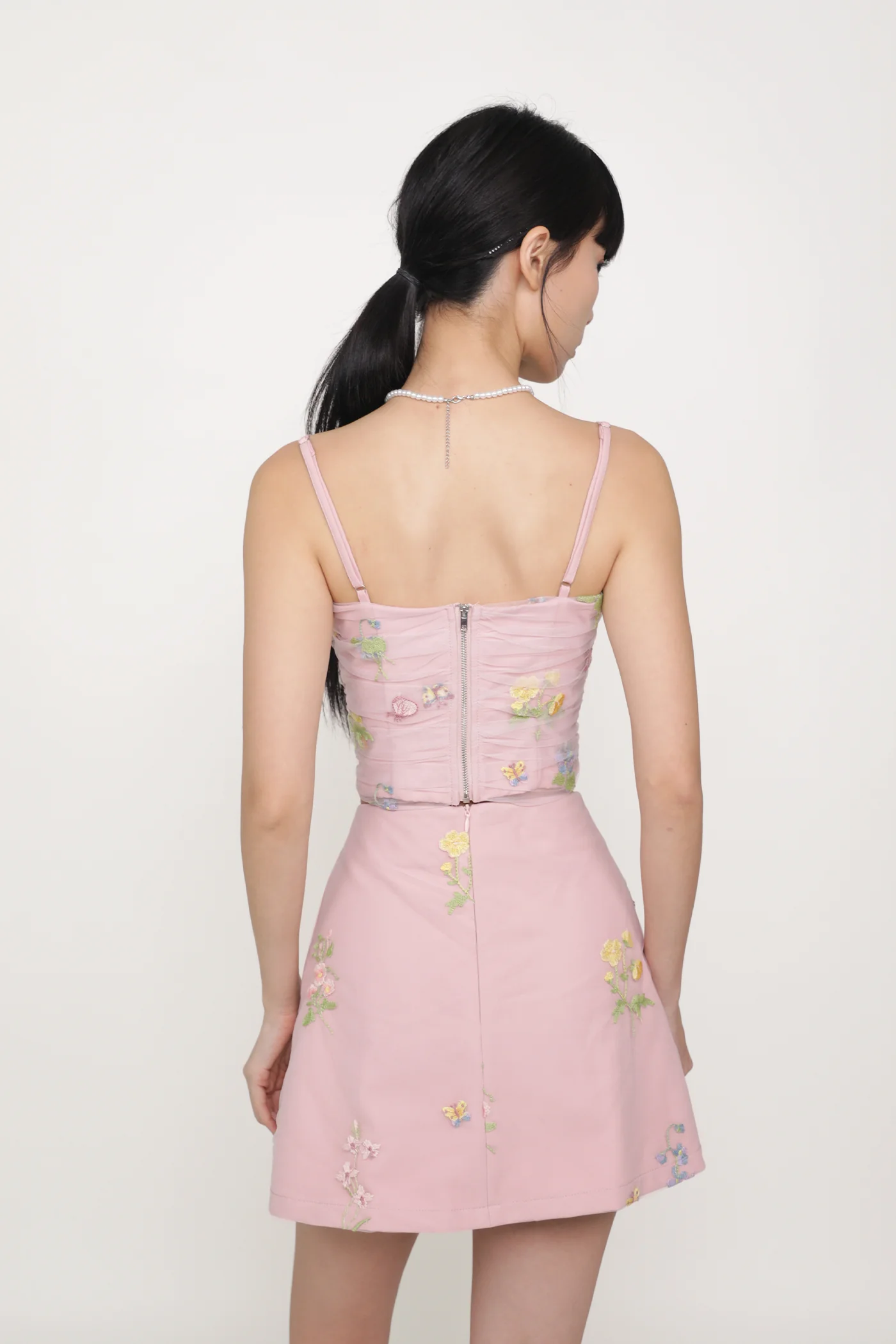 Dewi Embroidery Mesh Skorts - Image 28