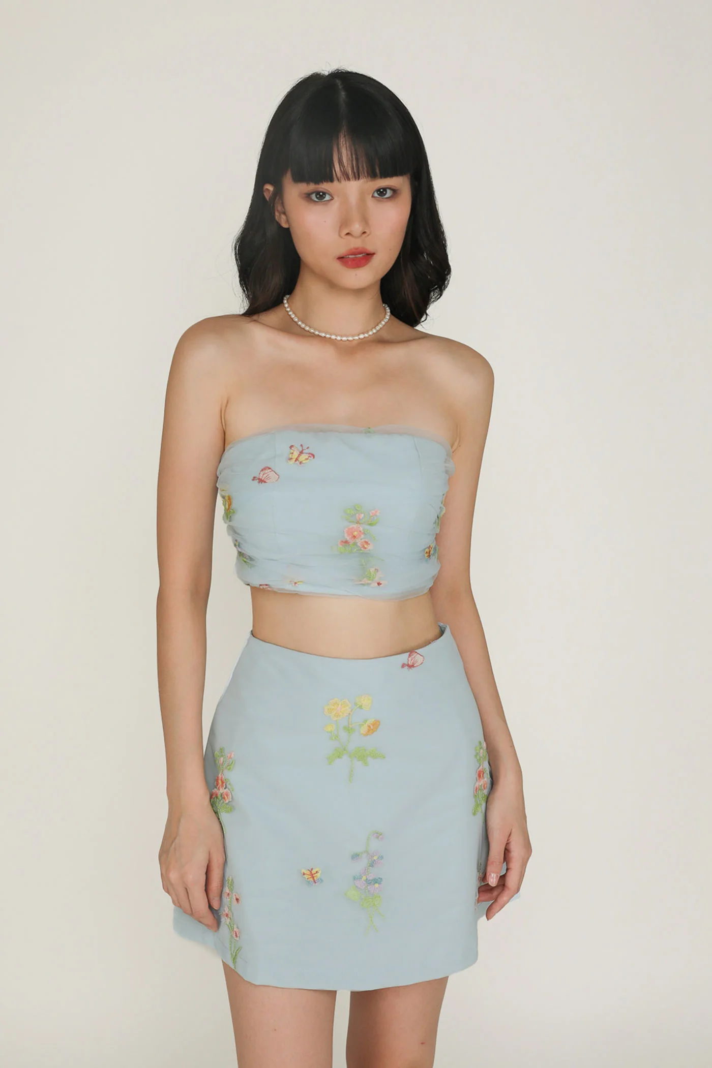 Dewi Embroidery Mesh Skorts - Image 29