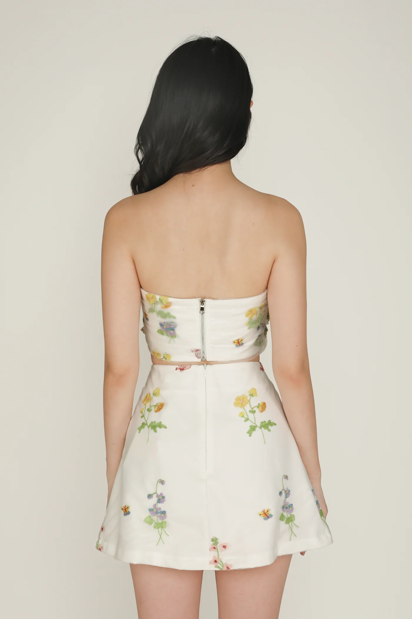 Dewi Embroidery Mesh Skorts - Image 5