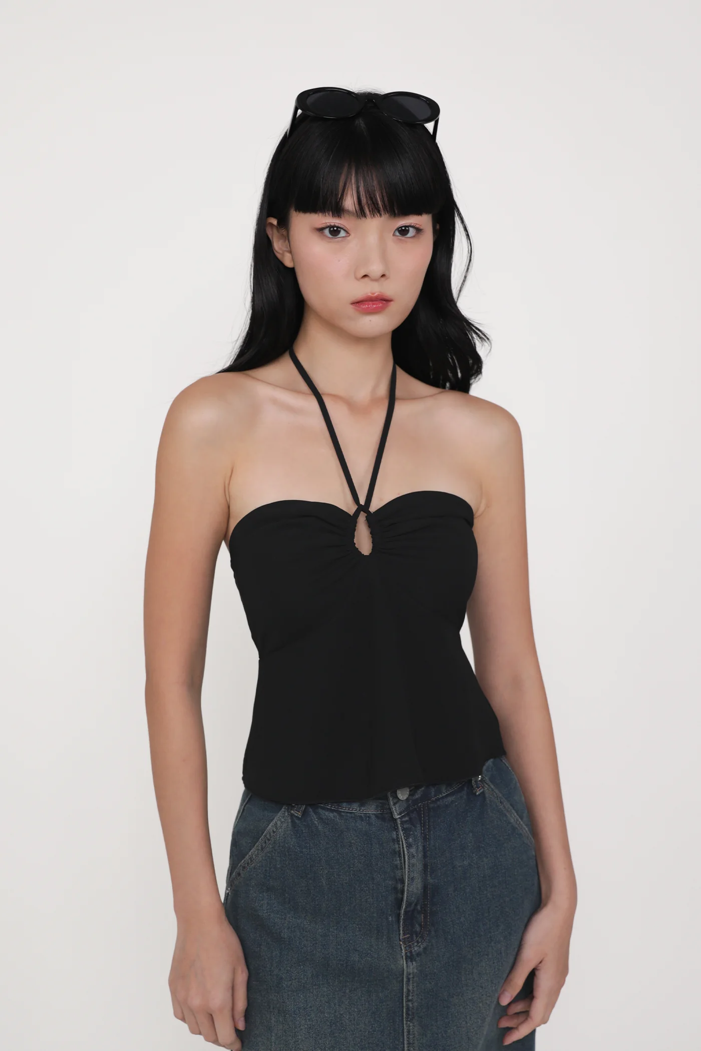 Dion Keyhole Halter Padded Top - Image 10