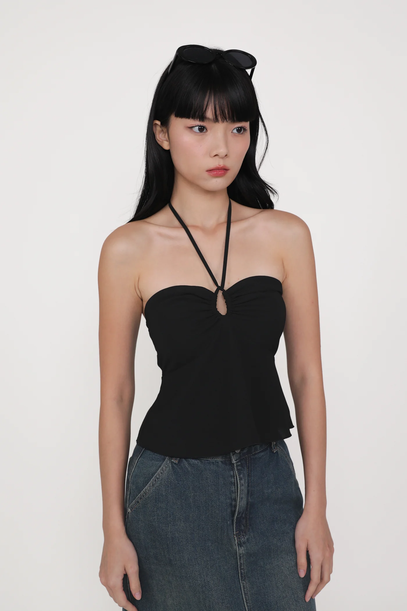 Dion Keyhole Halter Padded Top - Image 12