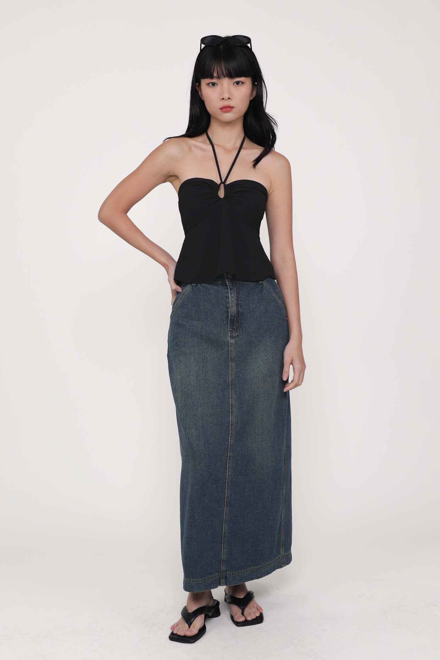 Dion Keyhole Halter Padded Top - Image 13