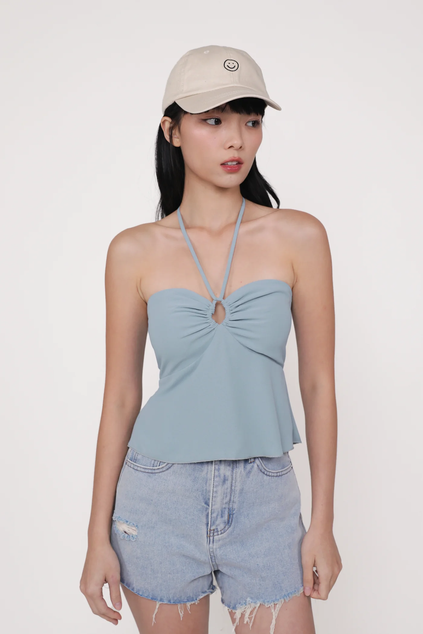 Dion Keyhole Halter Padded Top - Image 15
