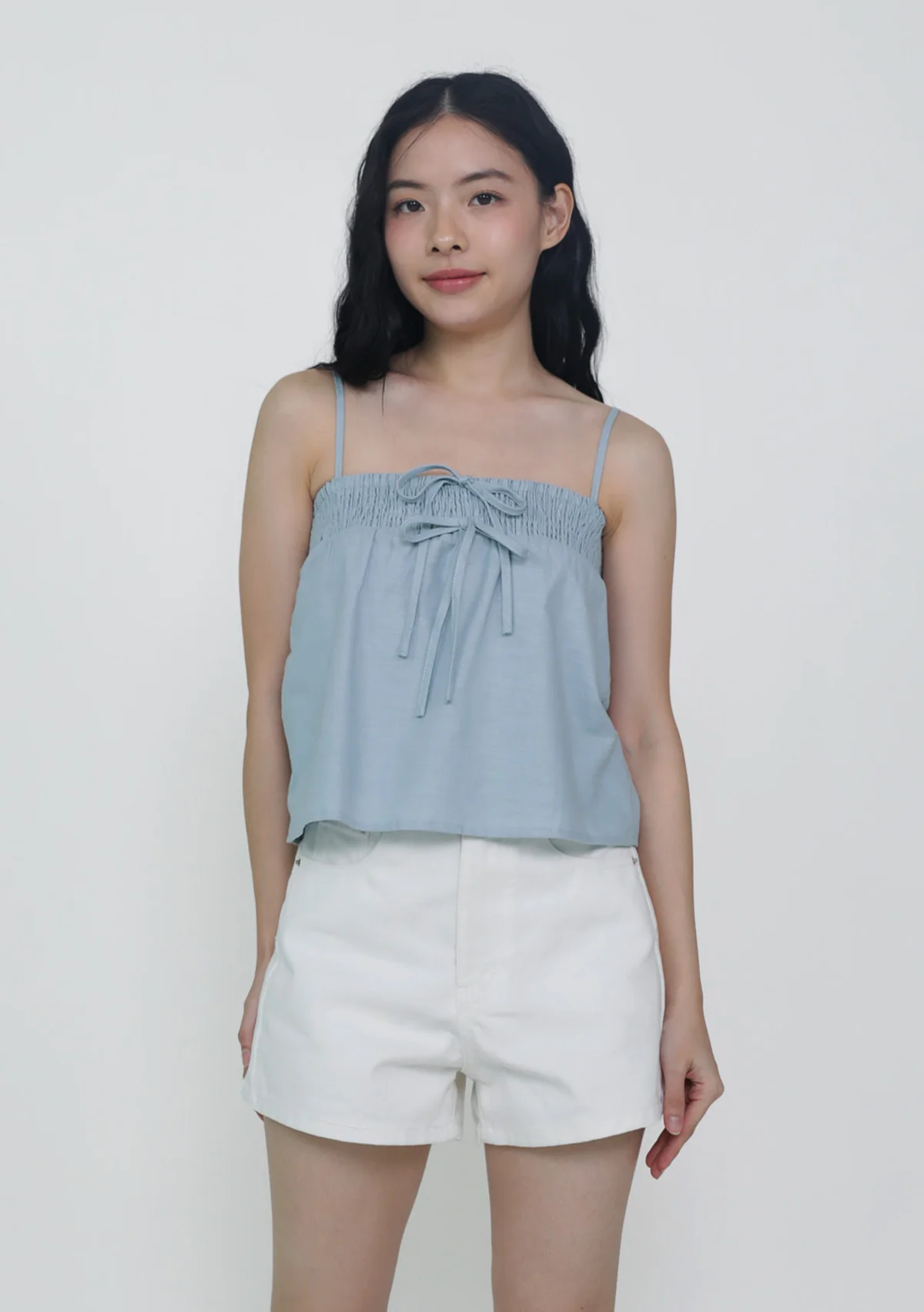 Rhea Ribbon Smocked Top - Image 17