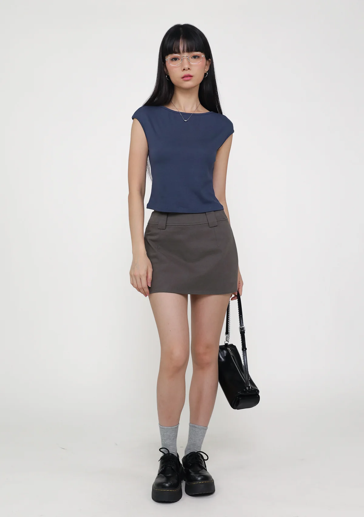Drea Basic Boat Neck Top - Image 11