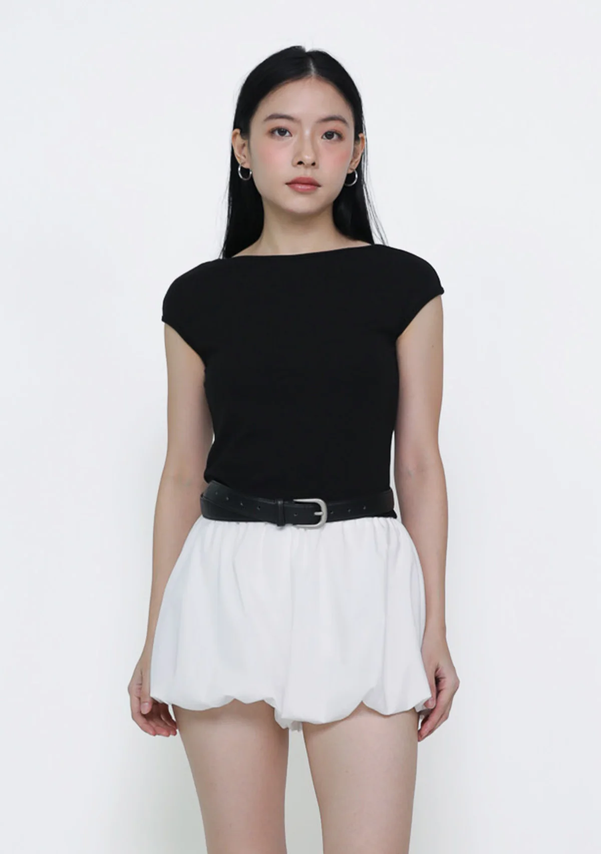 Drea Basic Boat Neck Top - Image 17