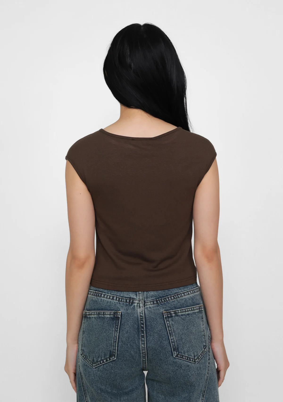 Drea Basic Boat Neck Top - Image 27