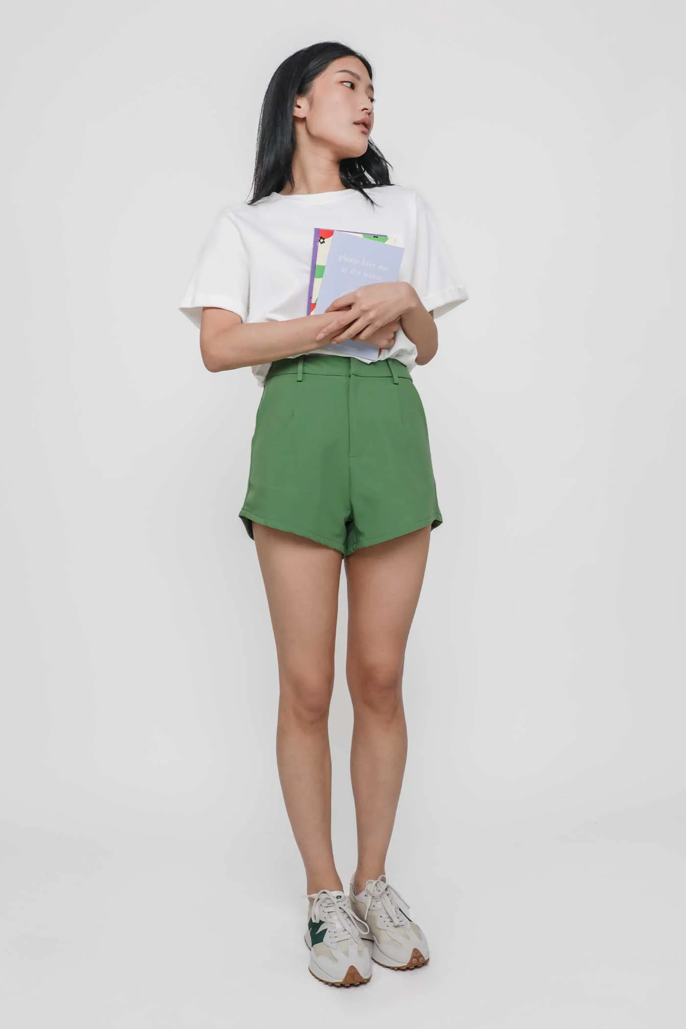 Drew Curved Hem Shorts - Image 10
