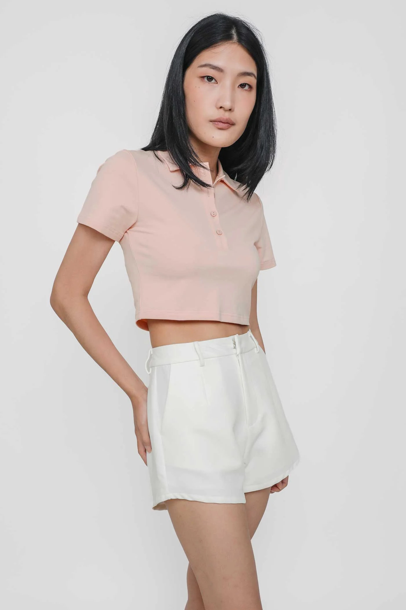 Drew Curved Hem Shorts - Image 4