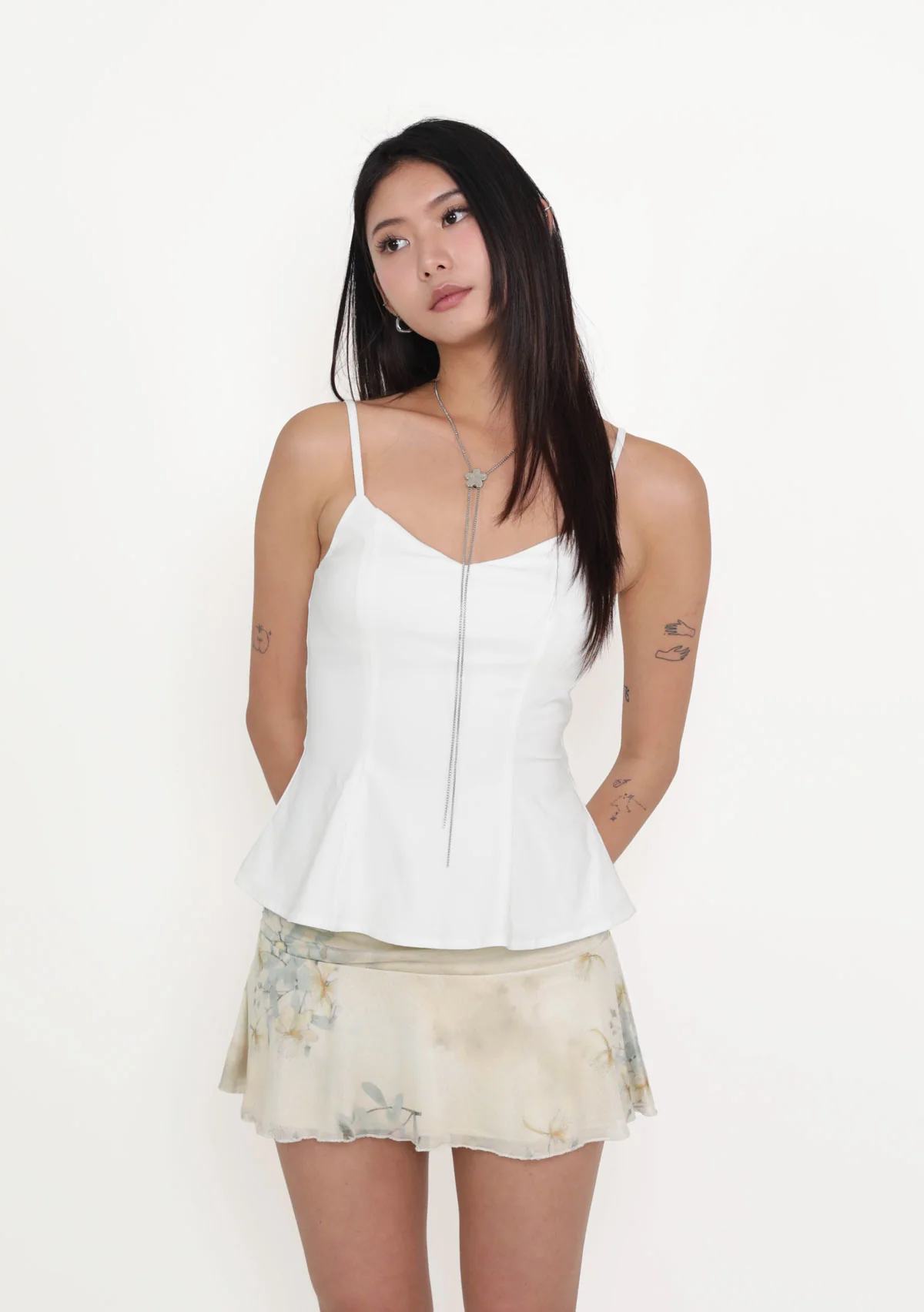 Dulcie Peplum Padded Top