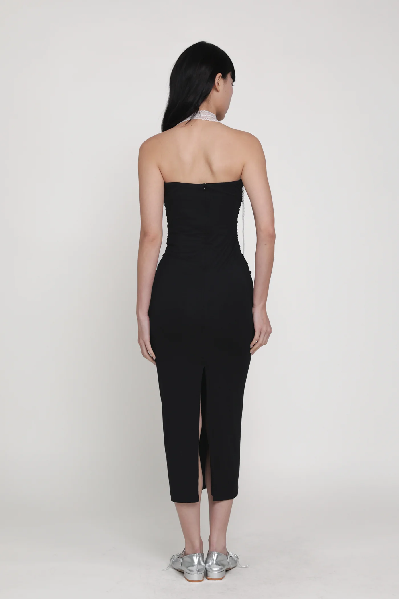 Dyllis Ruched Tube Padded Maxi Dress - Image 19
