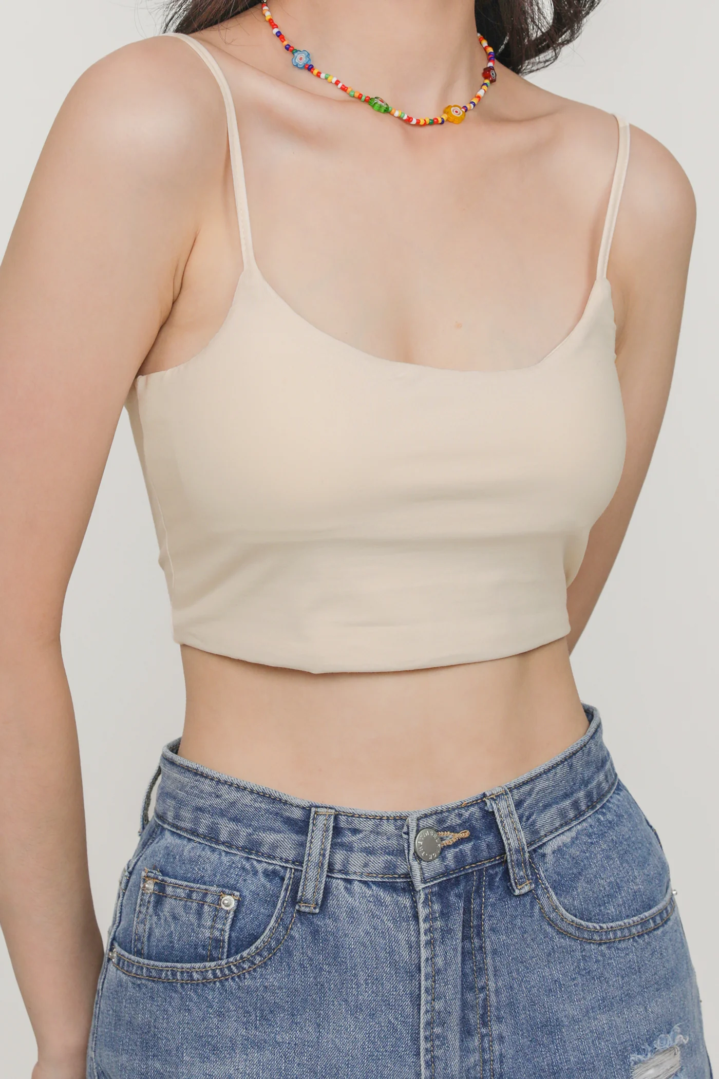 Edith U Neck Padded Top - Image 34