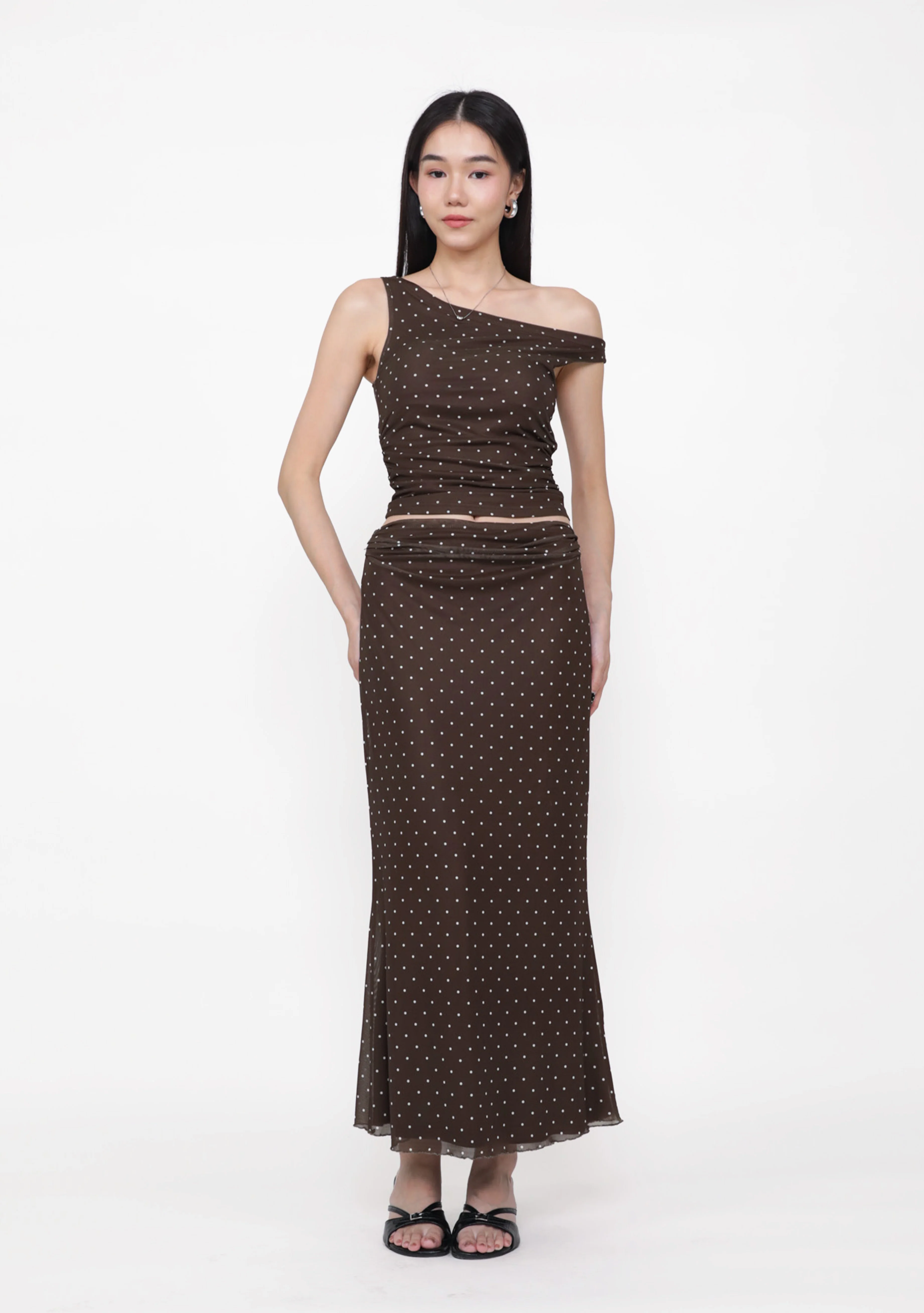Elara Mesh Fishtail Maxi Skirt (Prints) - Image 13