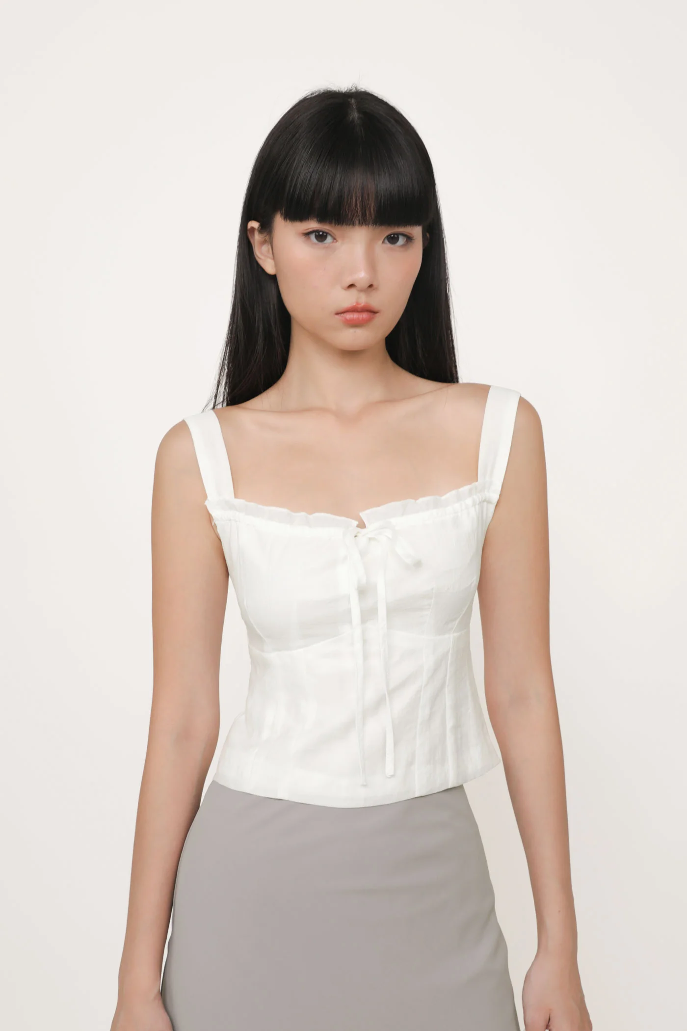 Elayne Frills Tie Front Top - Image 10