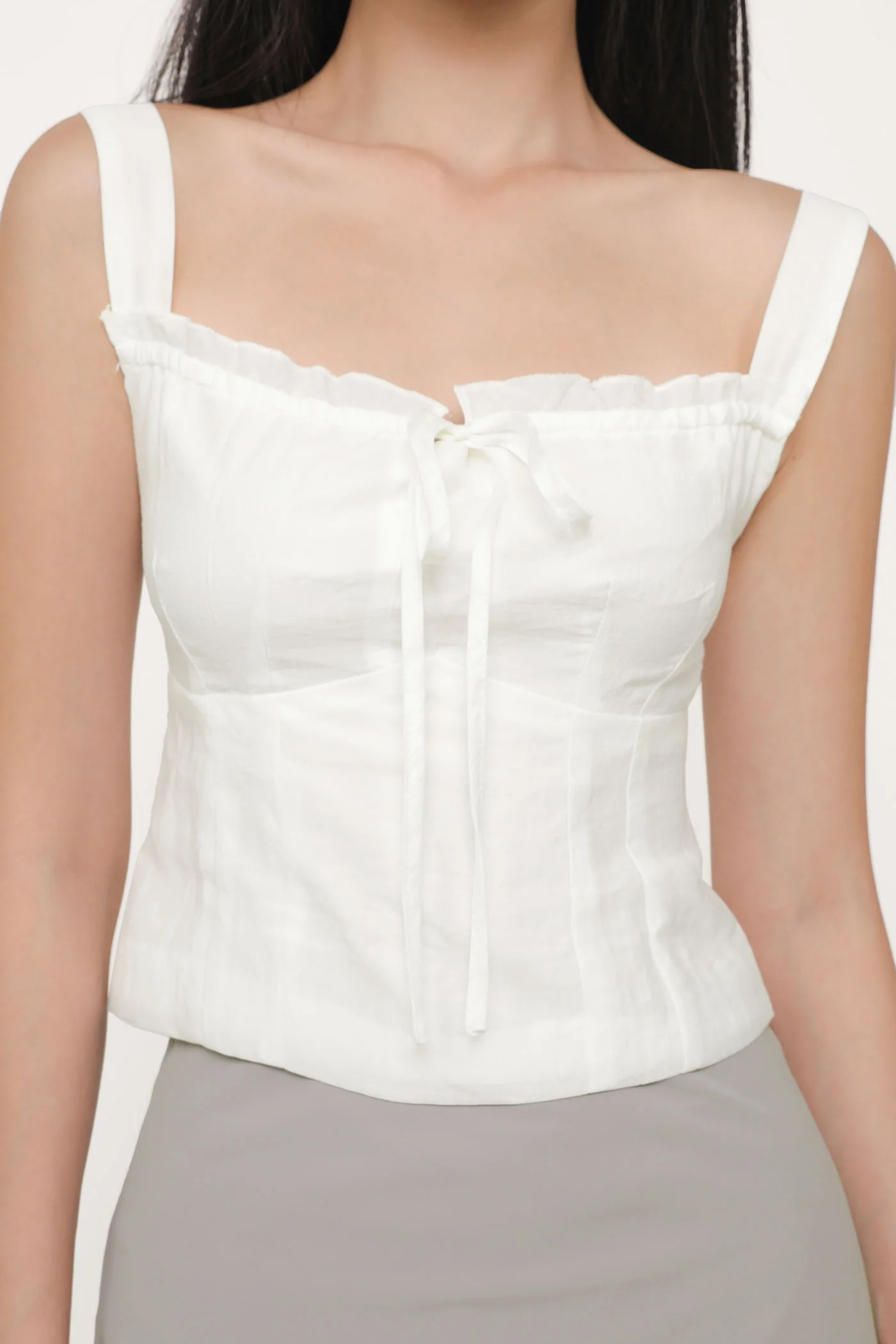 Elayne Frills Tie Front Top - Image 12
