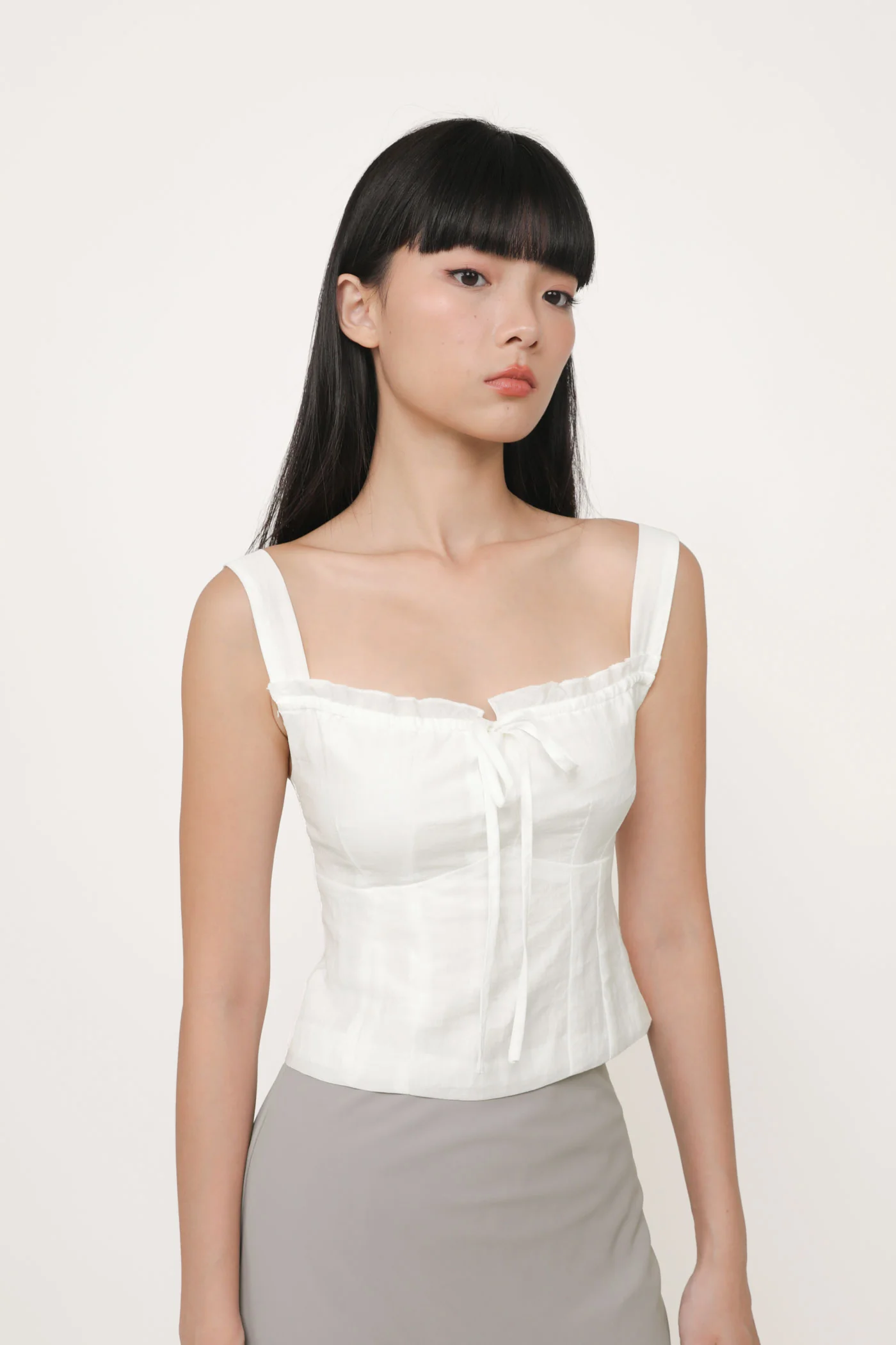 Elayne Frills Tie Front Top - Image 13