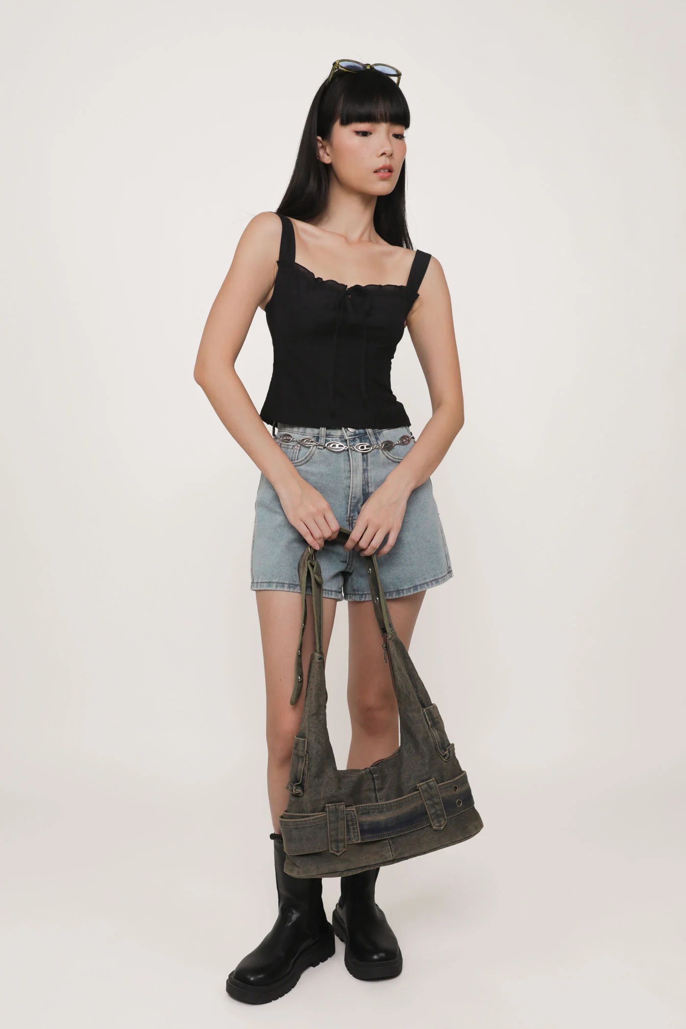 Elayne Frills Tie Front Top - Image 19