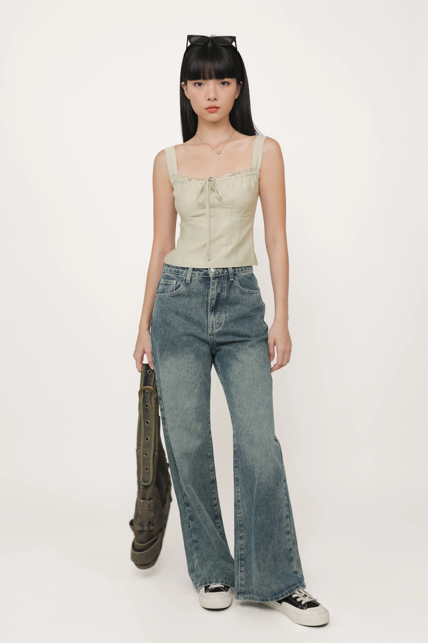 Elayne Frills Tie Front Top - Image 23