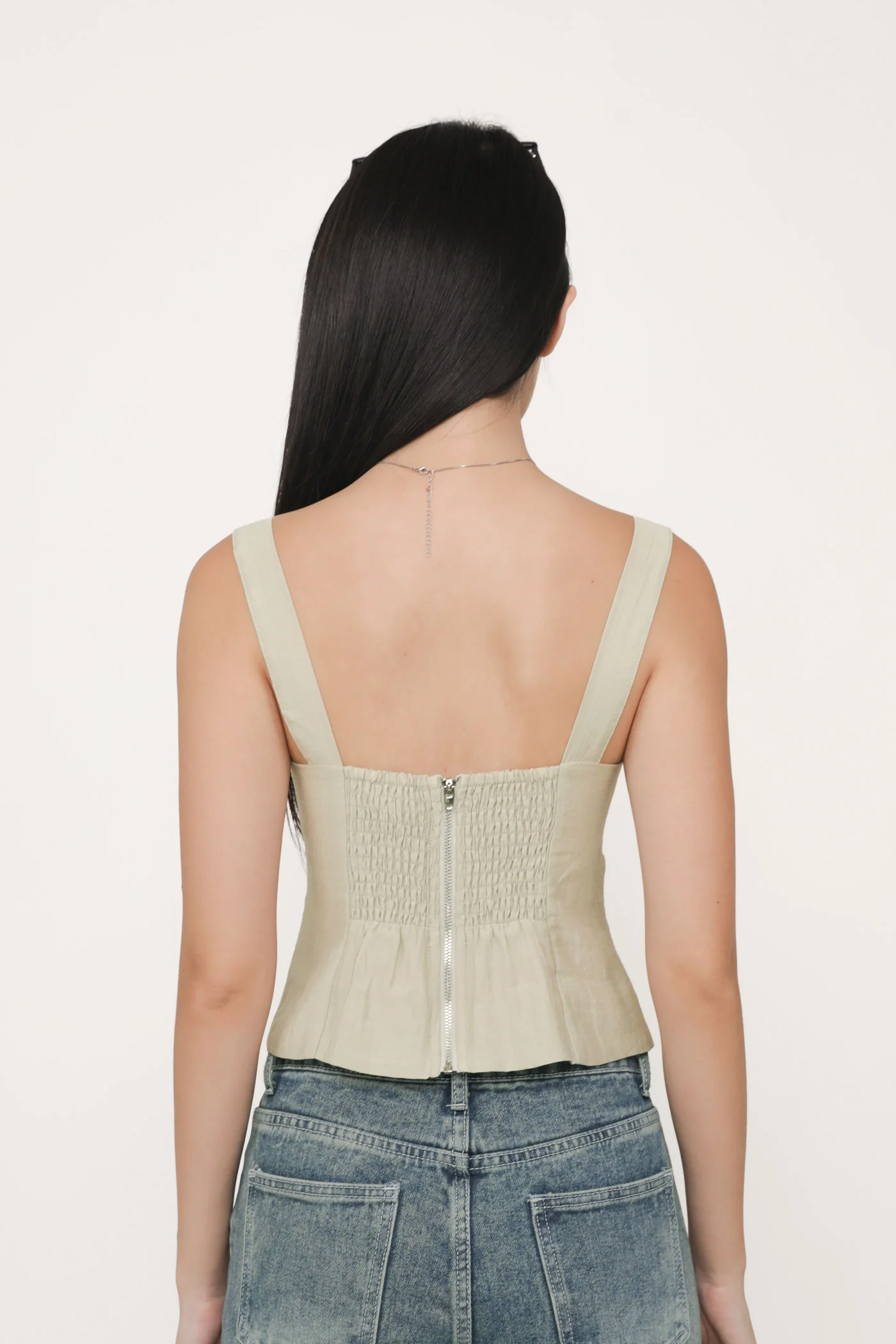 Elayne Frills Tie Front Top - Image 25