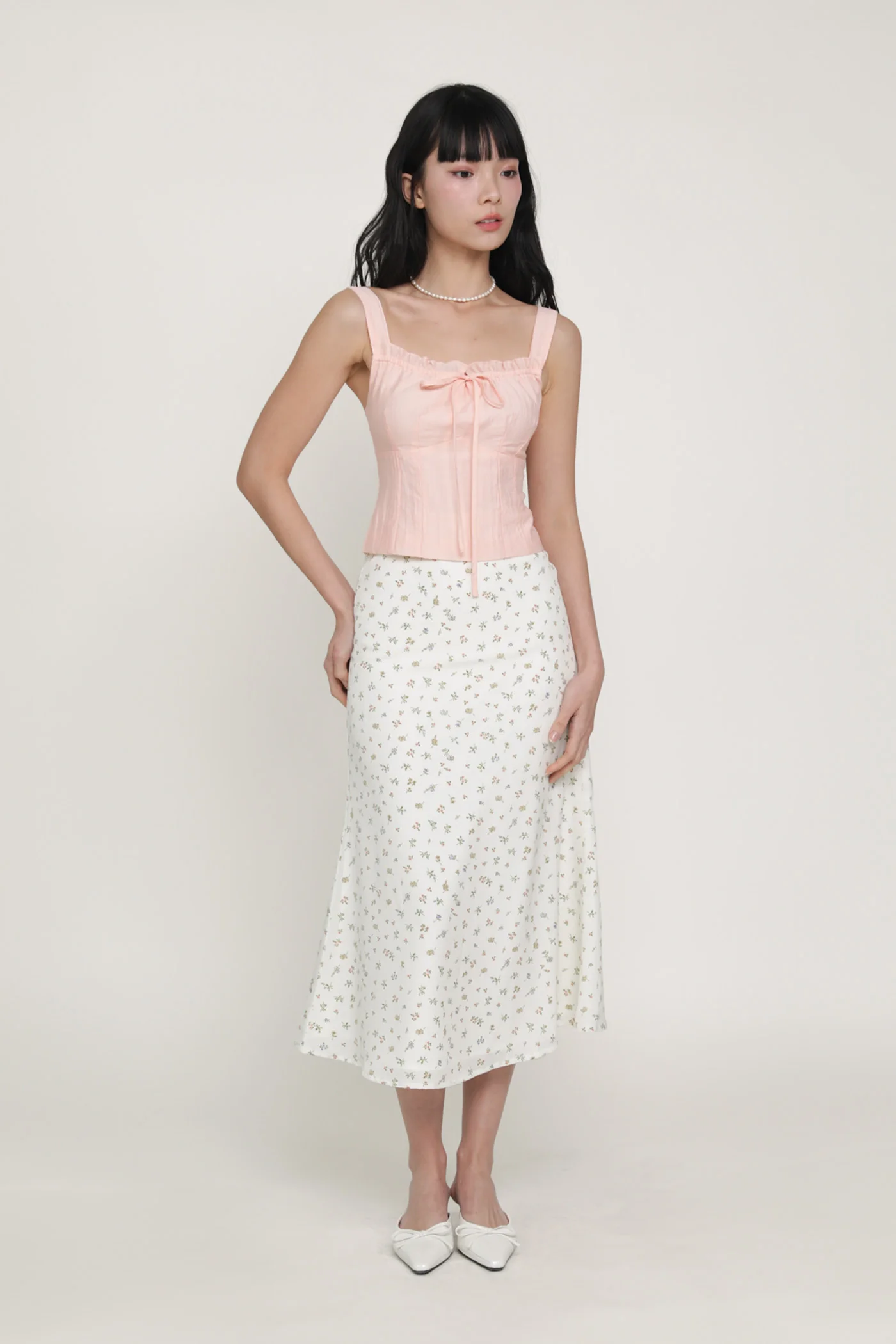 Elayne Frills Tie Front Top - Image 49