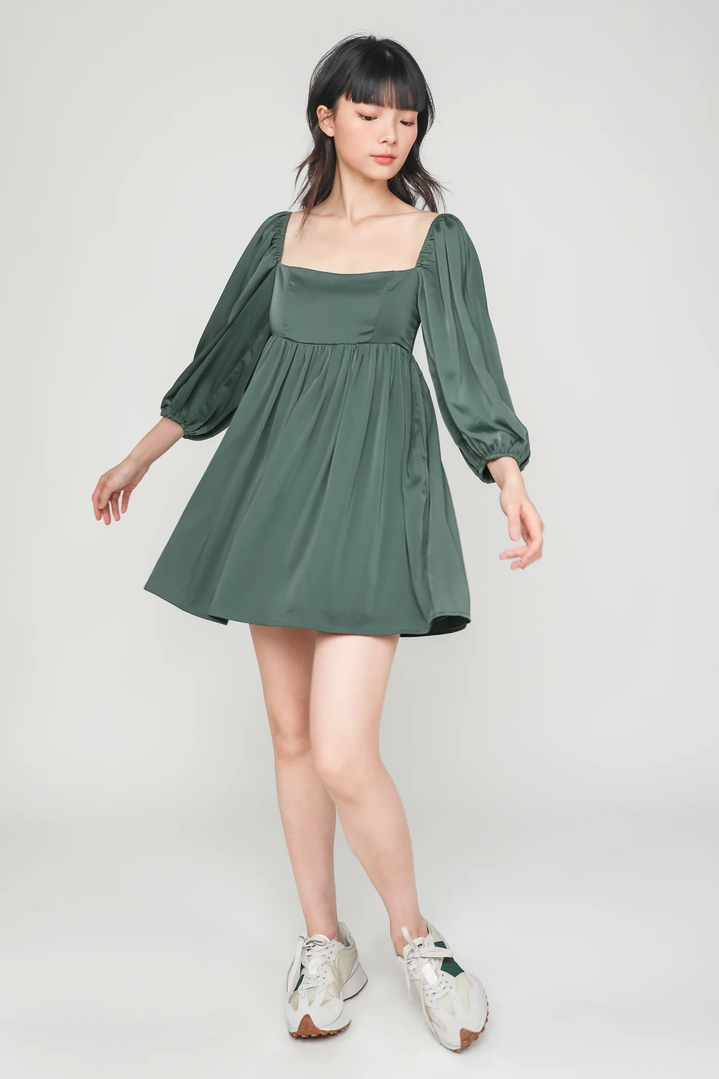 Eldora Sleeved Babydoll Dress - Image 6