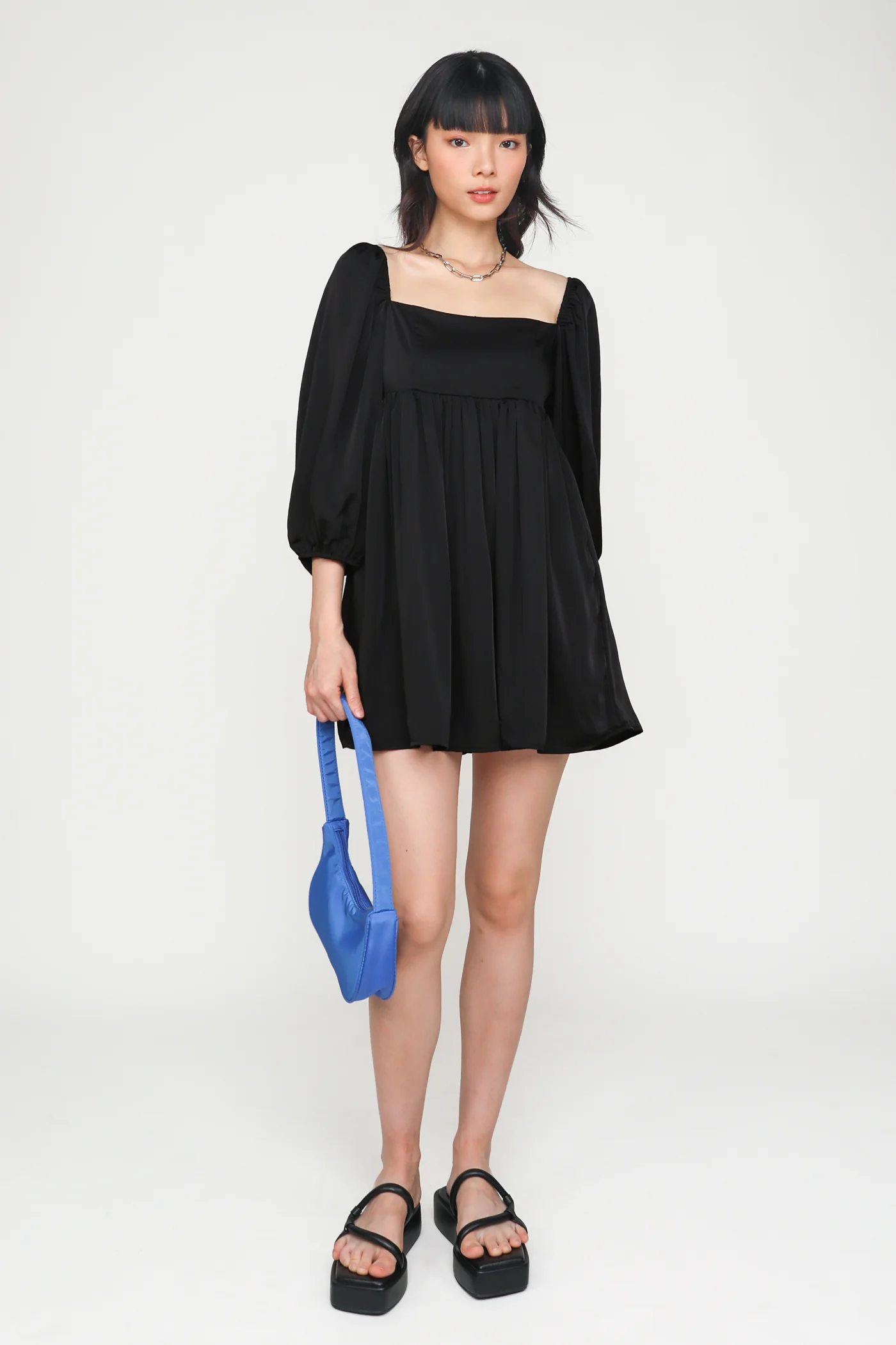 Eldora Sleeved Babydoll Dress - Image 9