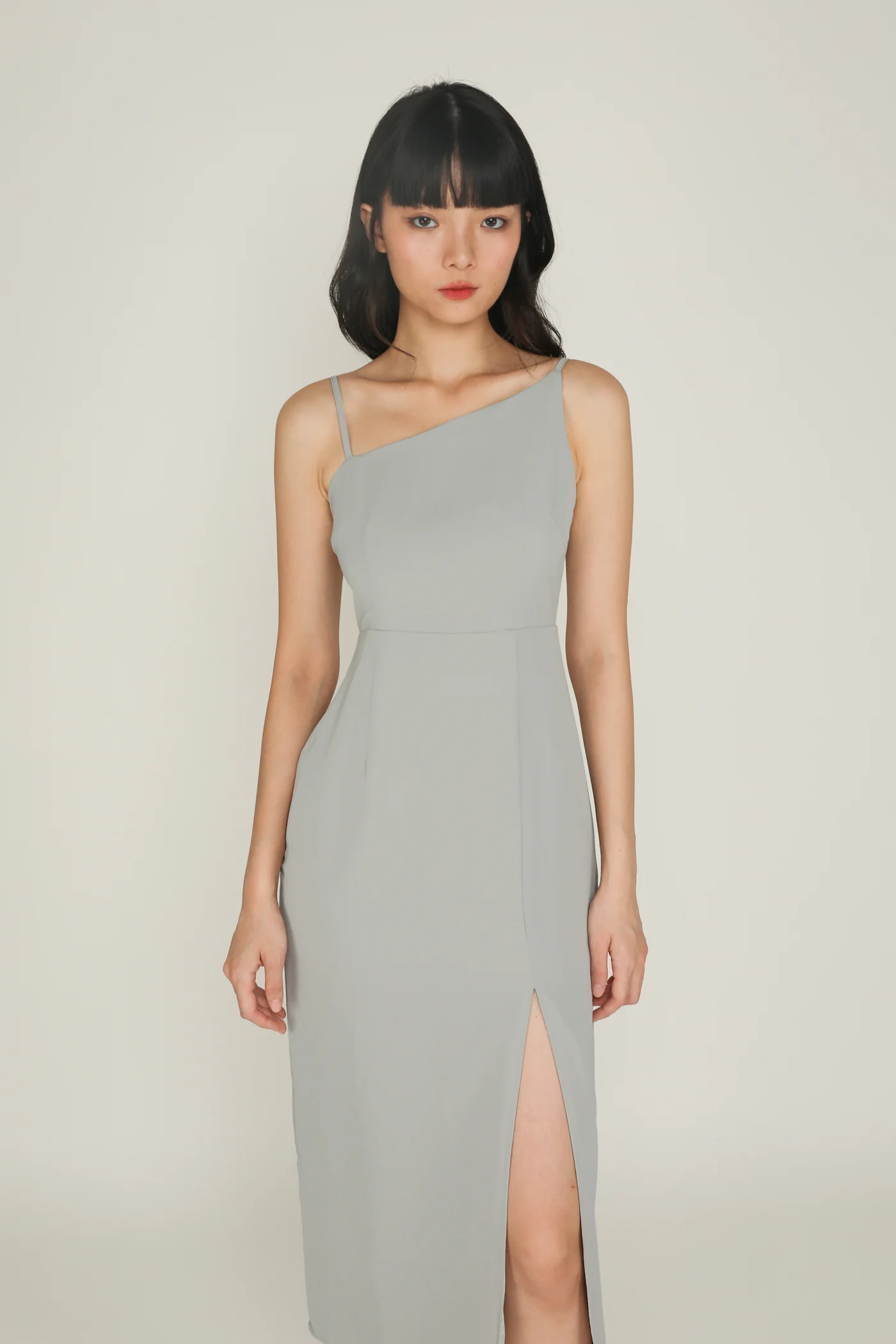 Eli Asymmetrical Midi Dress - Image 12