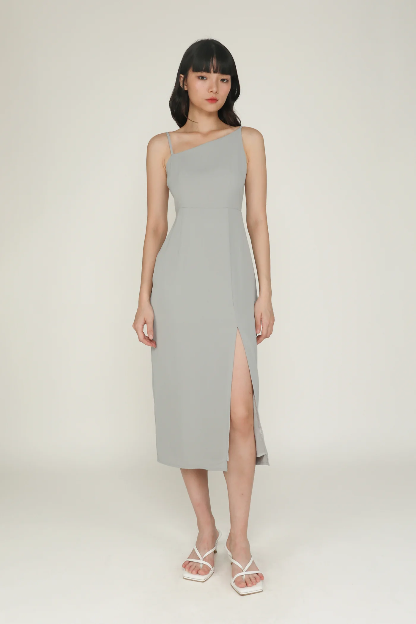 Eli Asymmetrical Midi Dress - Image 13