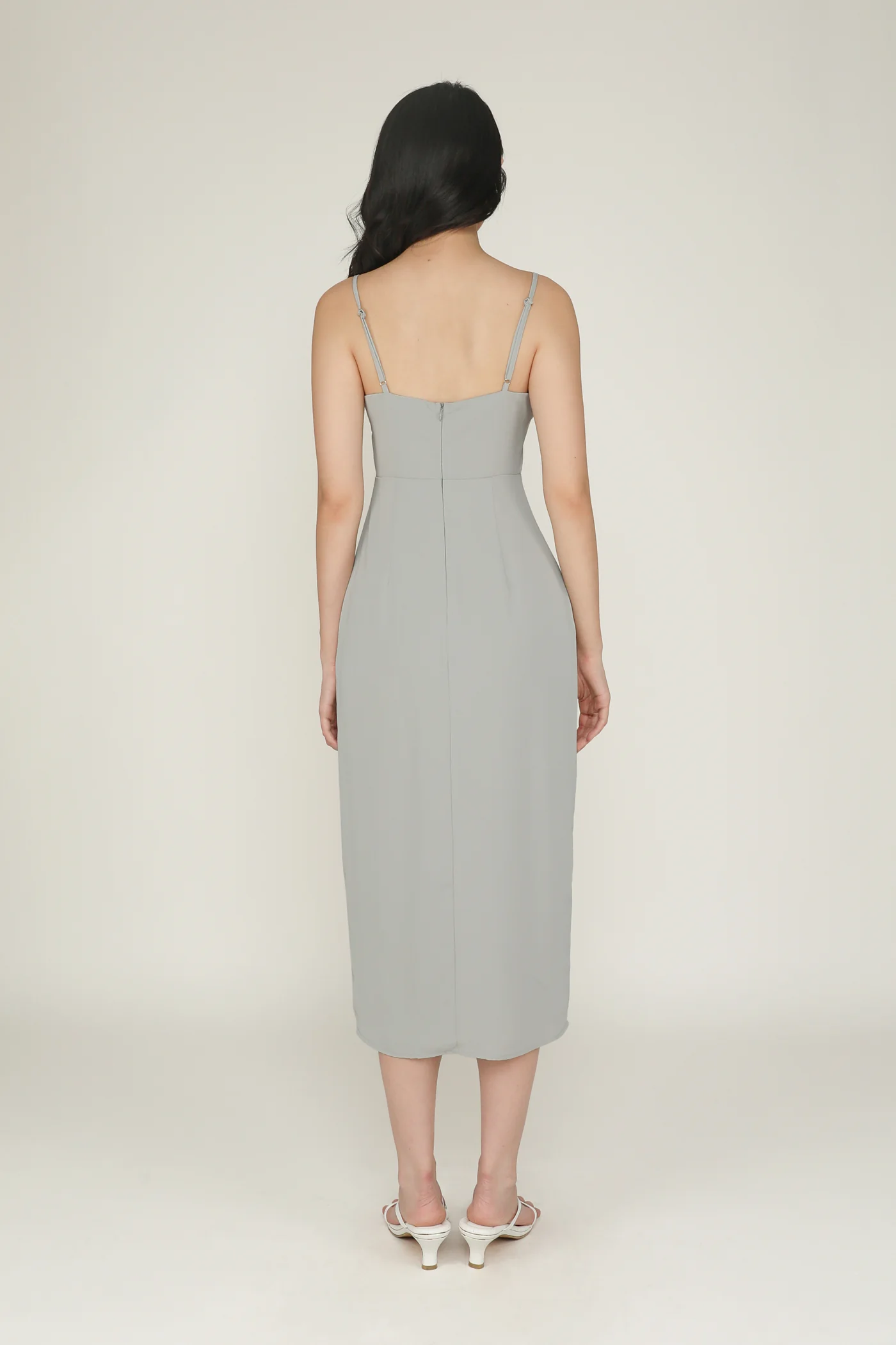 Eli Asymmetrical Midi Dress - Image 15