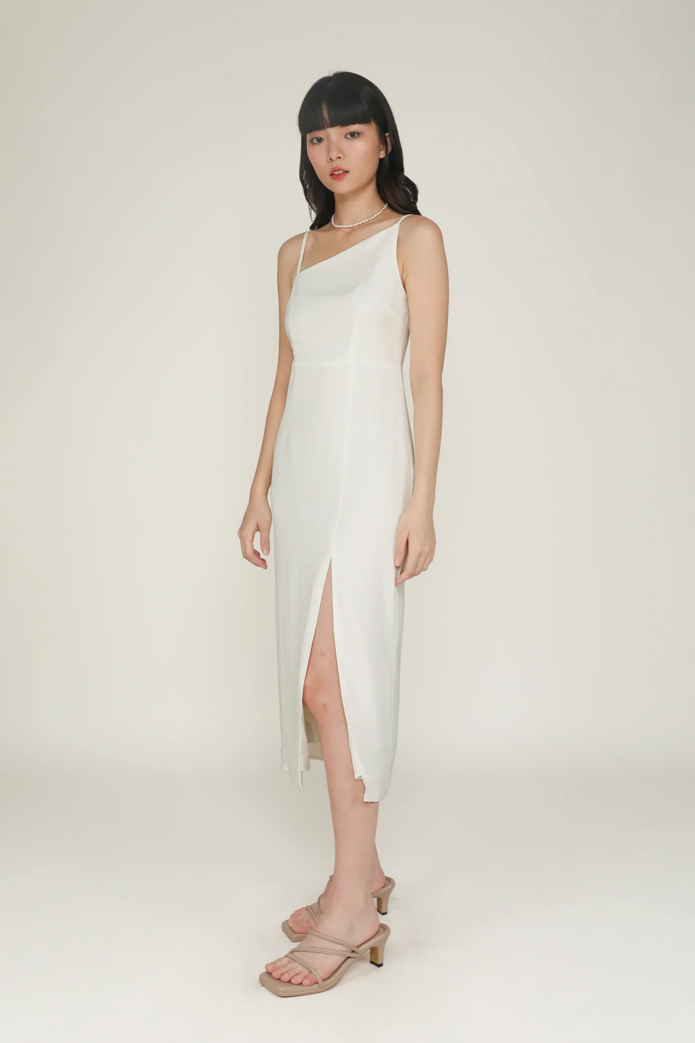 Eli Asymmetrical Midi Dress - Image 18