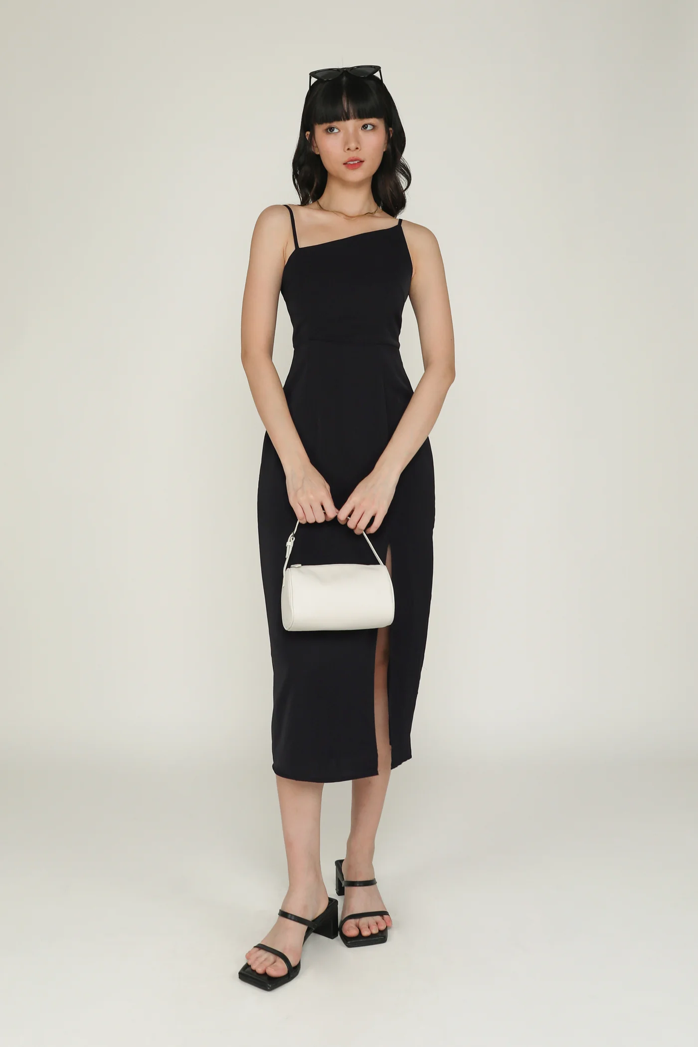 Eli Asymmetrical Midi Dress - Image 6