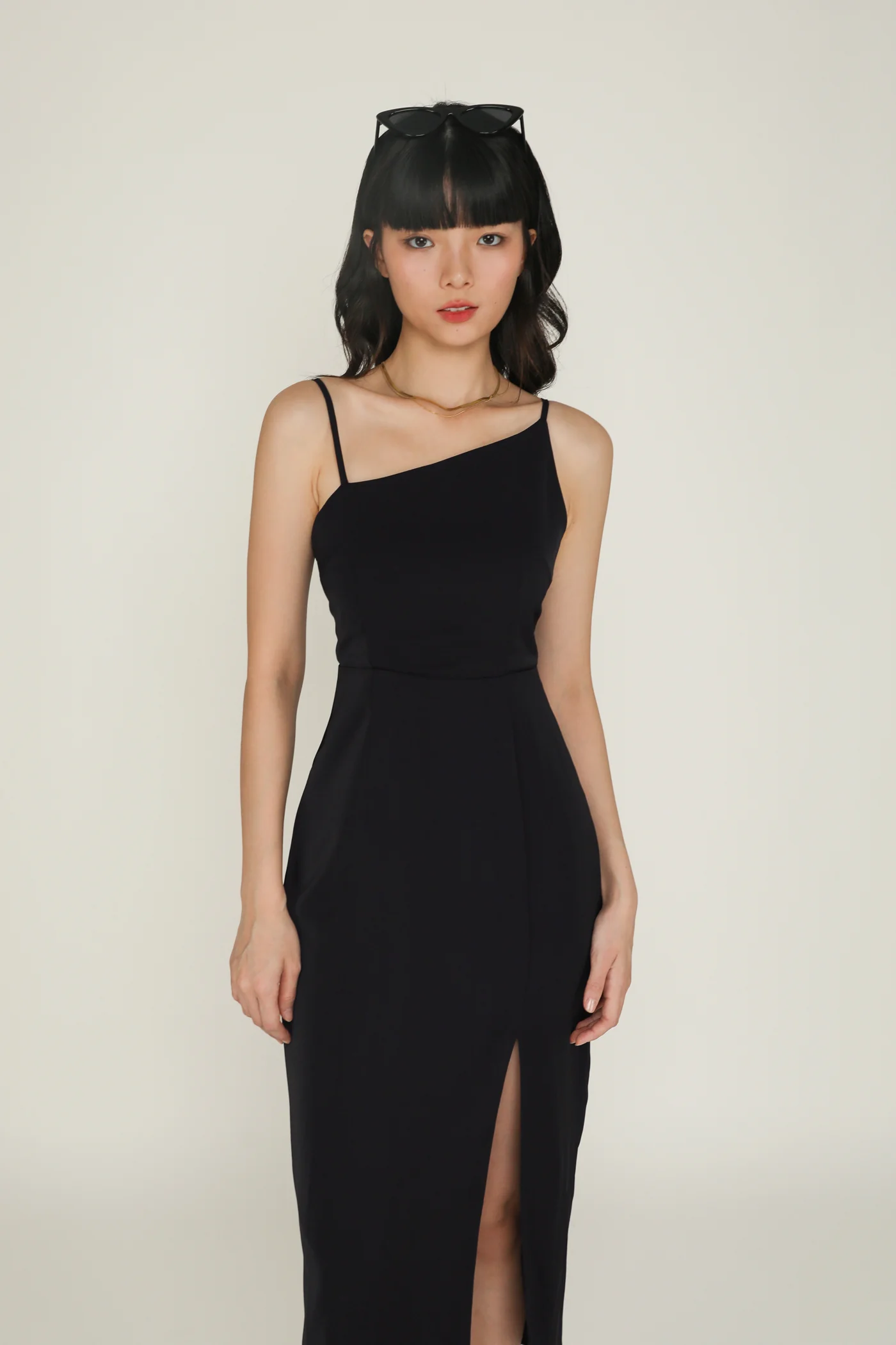 Eli Asymmetrical Midi Dress - Image 7