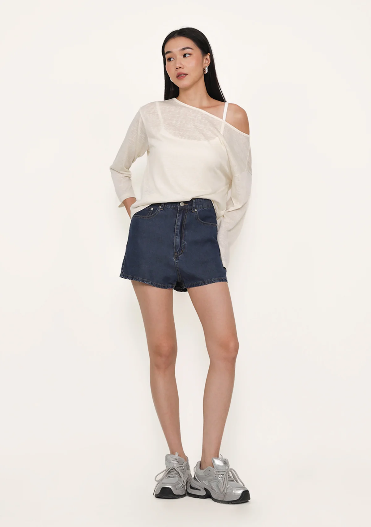Elia Soft Denim Shorts - Image 2