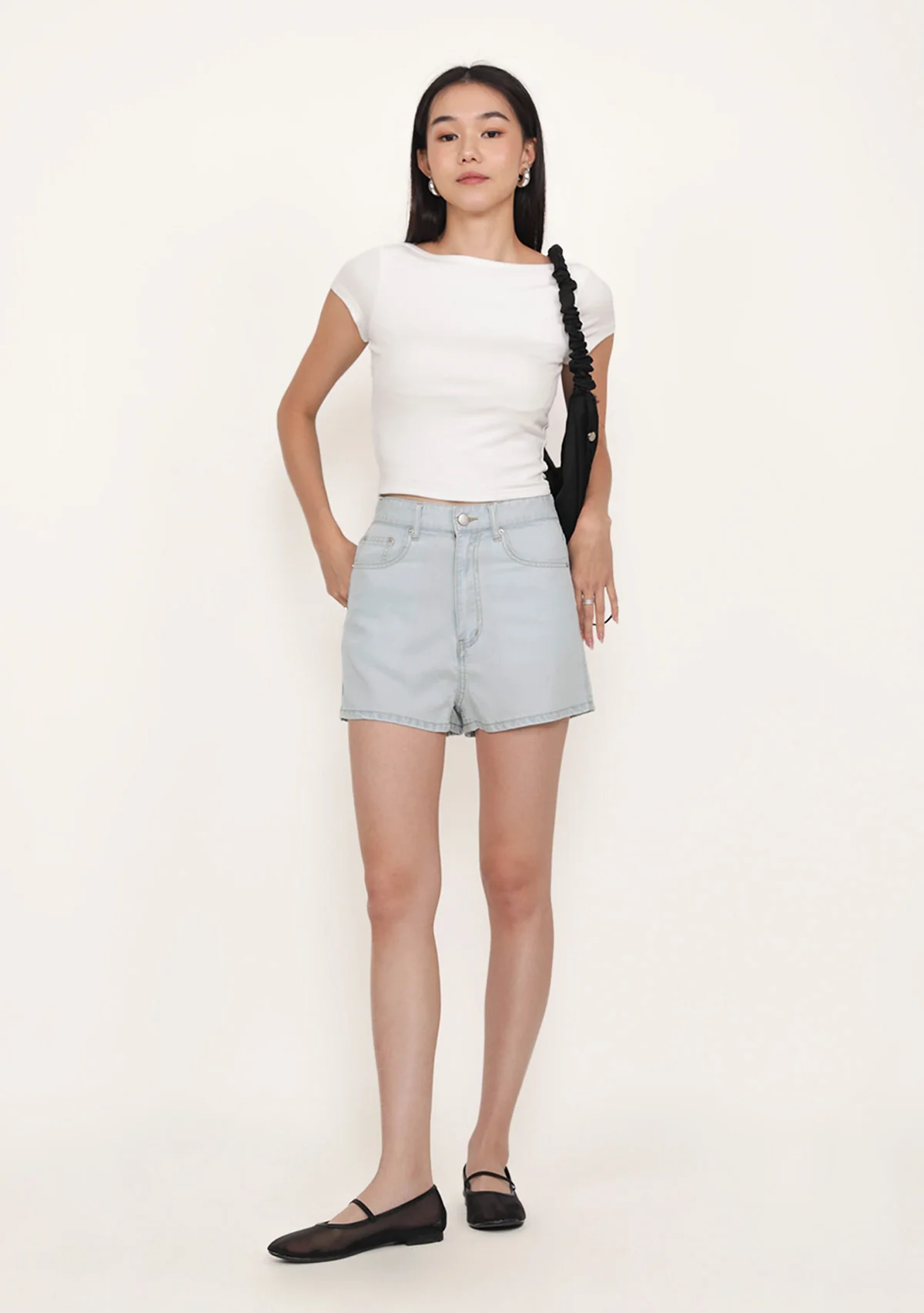 Elia Soft Denim Shorts - Image 3
