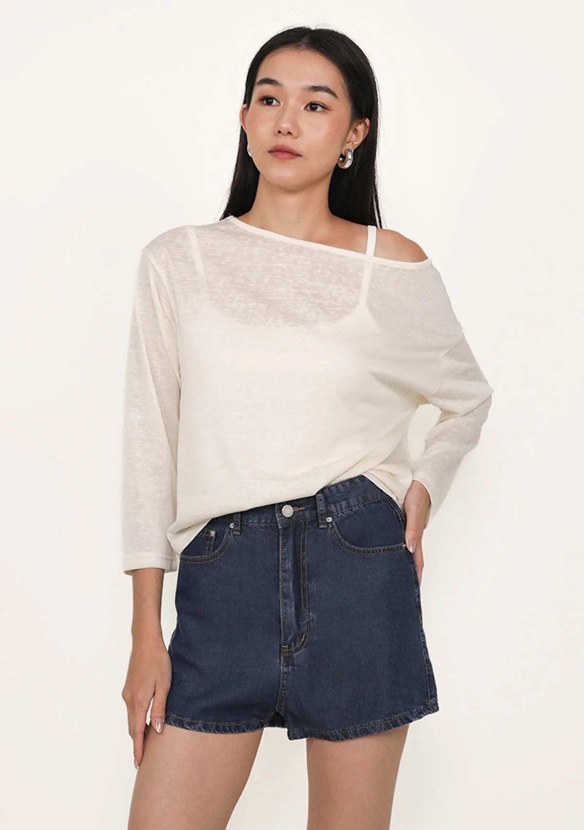 Elia Soft Denim Shorts - Image 8