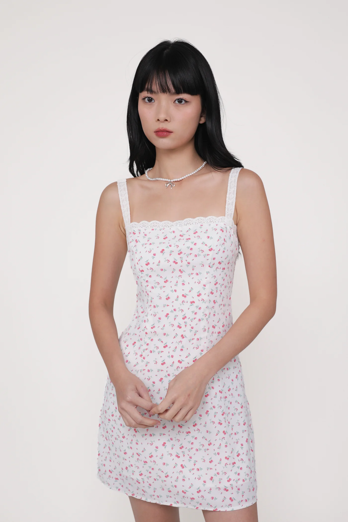 Elise Crochet Trim Dress - Image 10