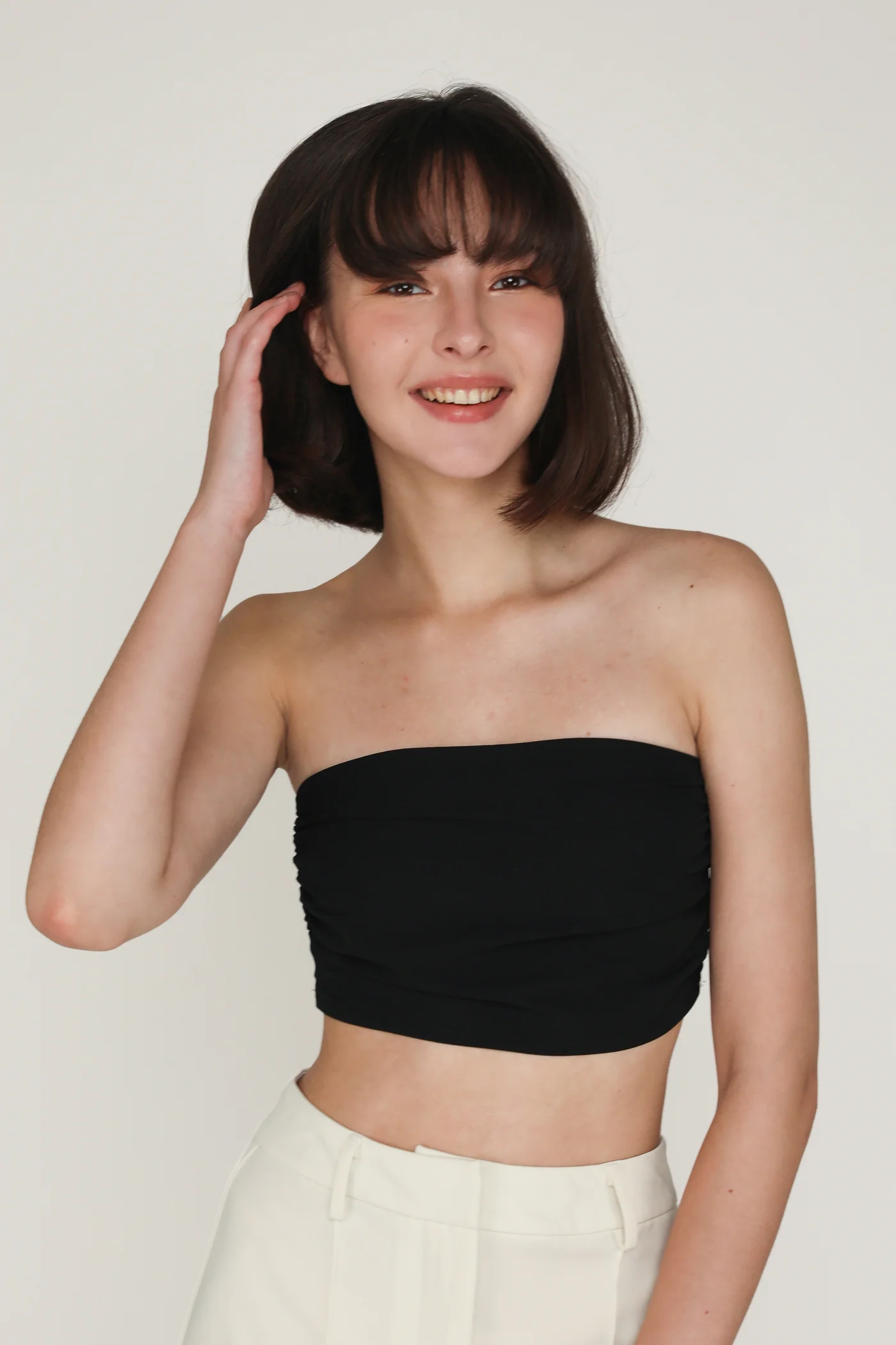 Ellena Ruched Tube Top - Image 3