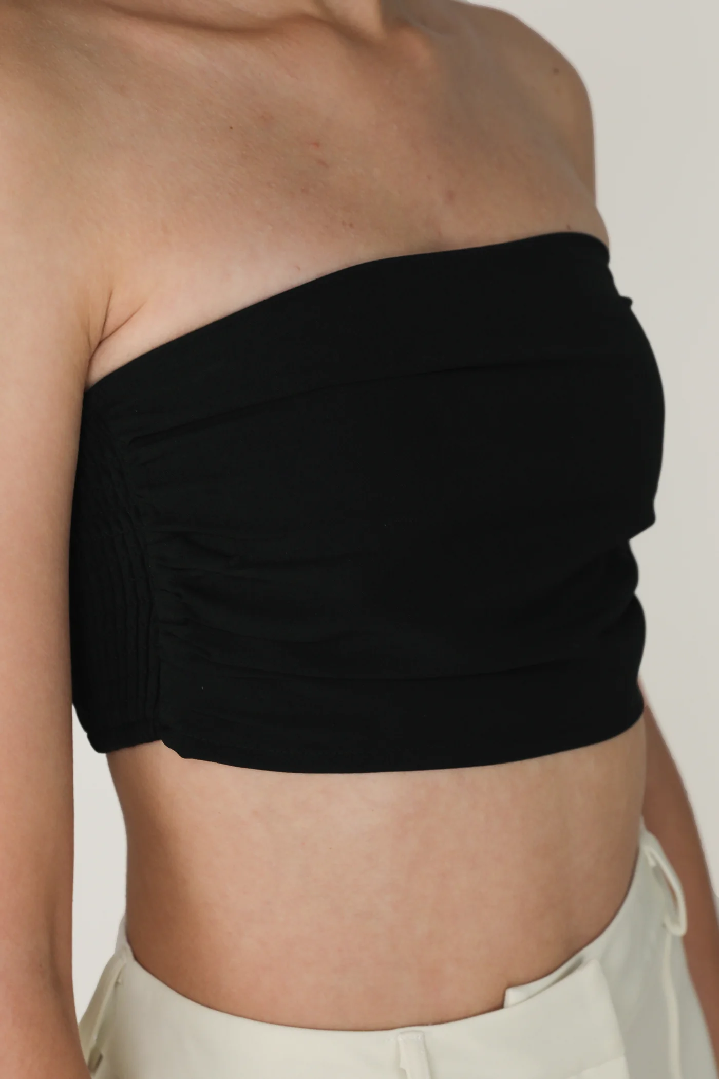 Ellena Ruched Tube Top - Image 4