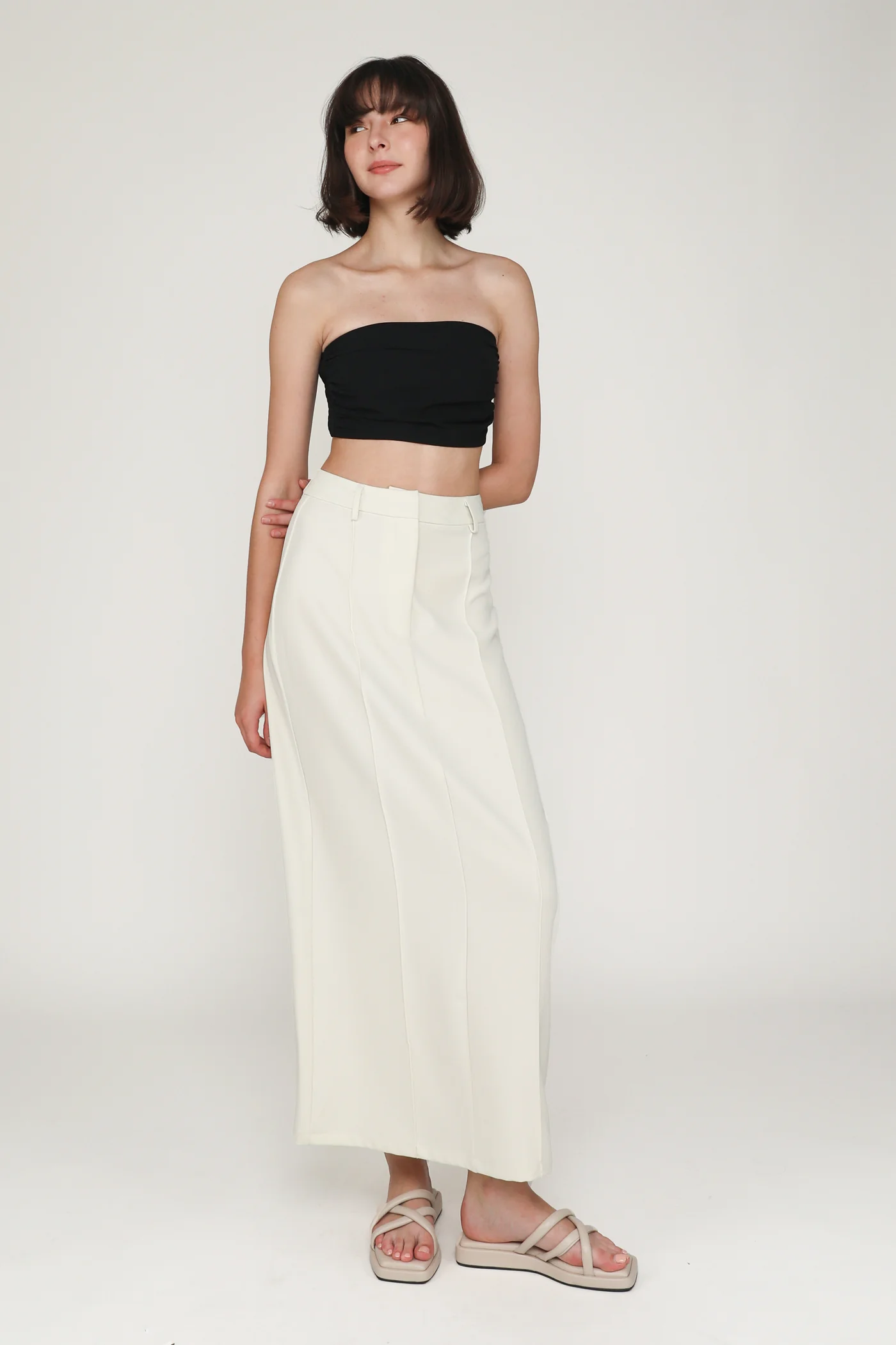 Ellena Ruched Tube Top - Image 6