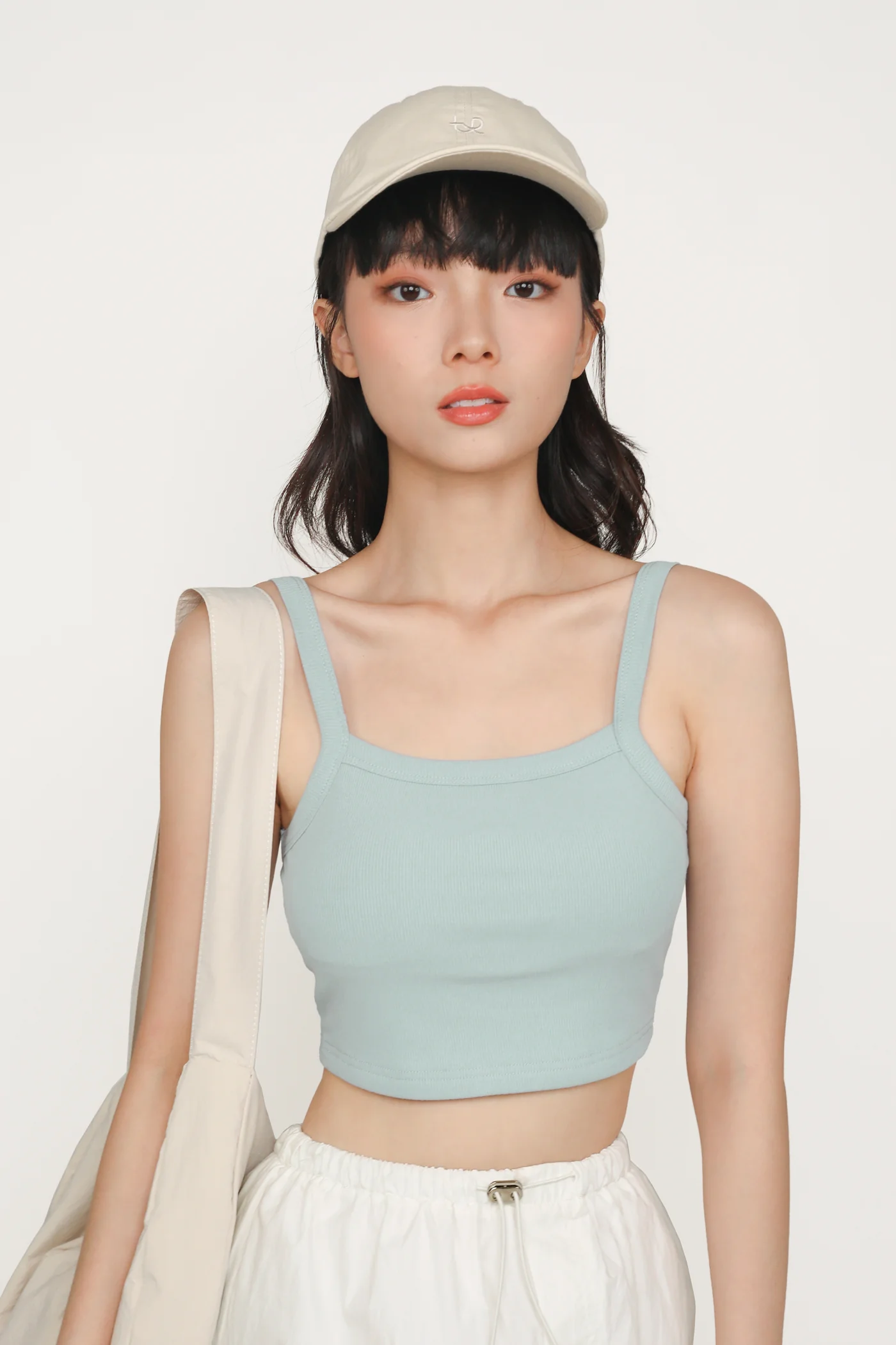 Elsa Square Neckline Ribbed Padded Top - Image 11