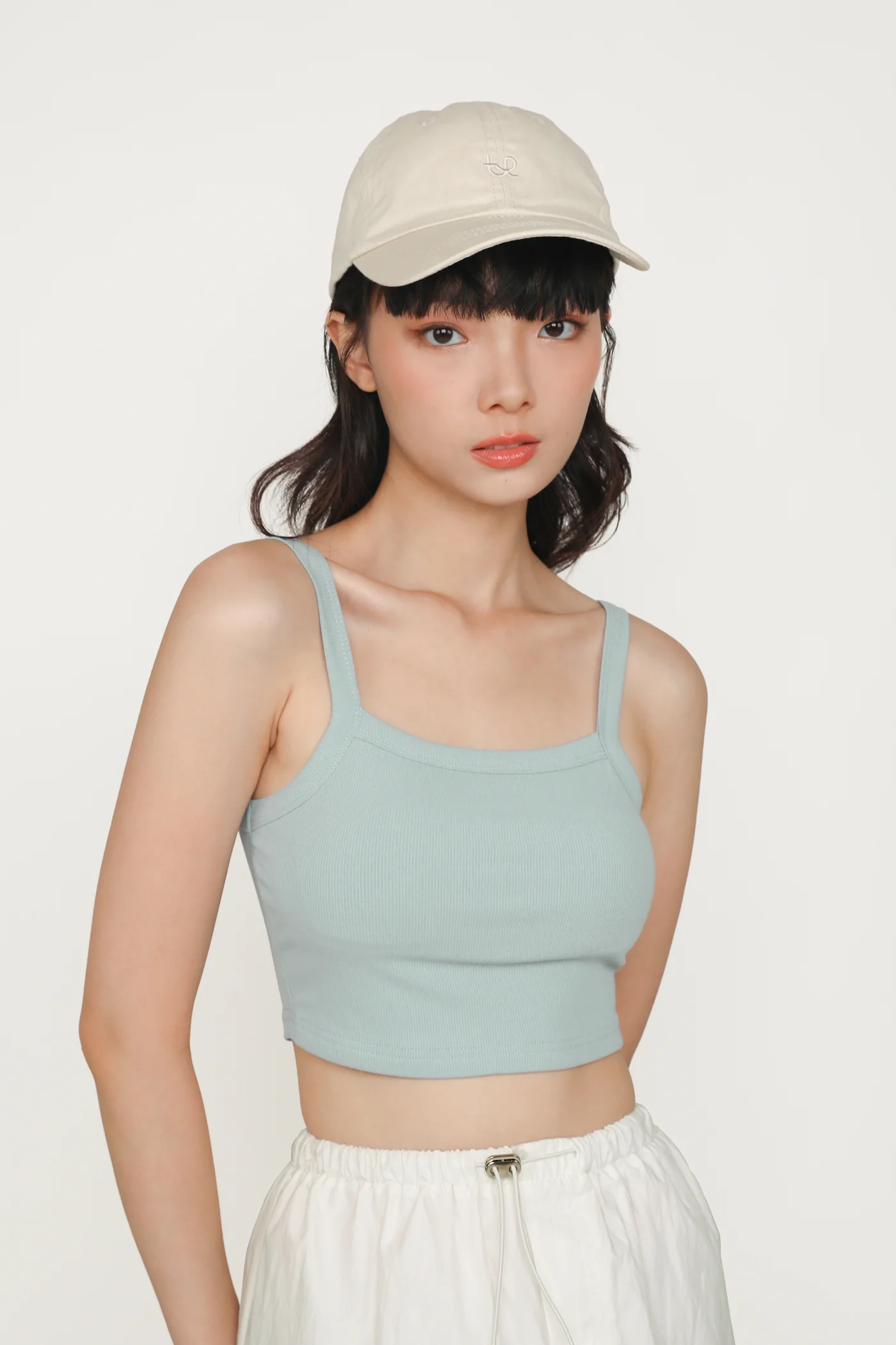 Elsa Square Neckline Ribbed Padded Top - Image 12
