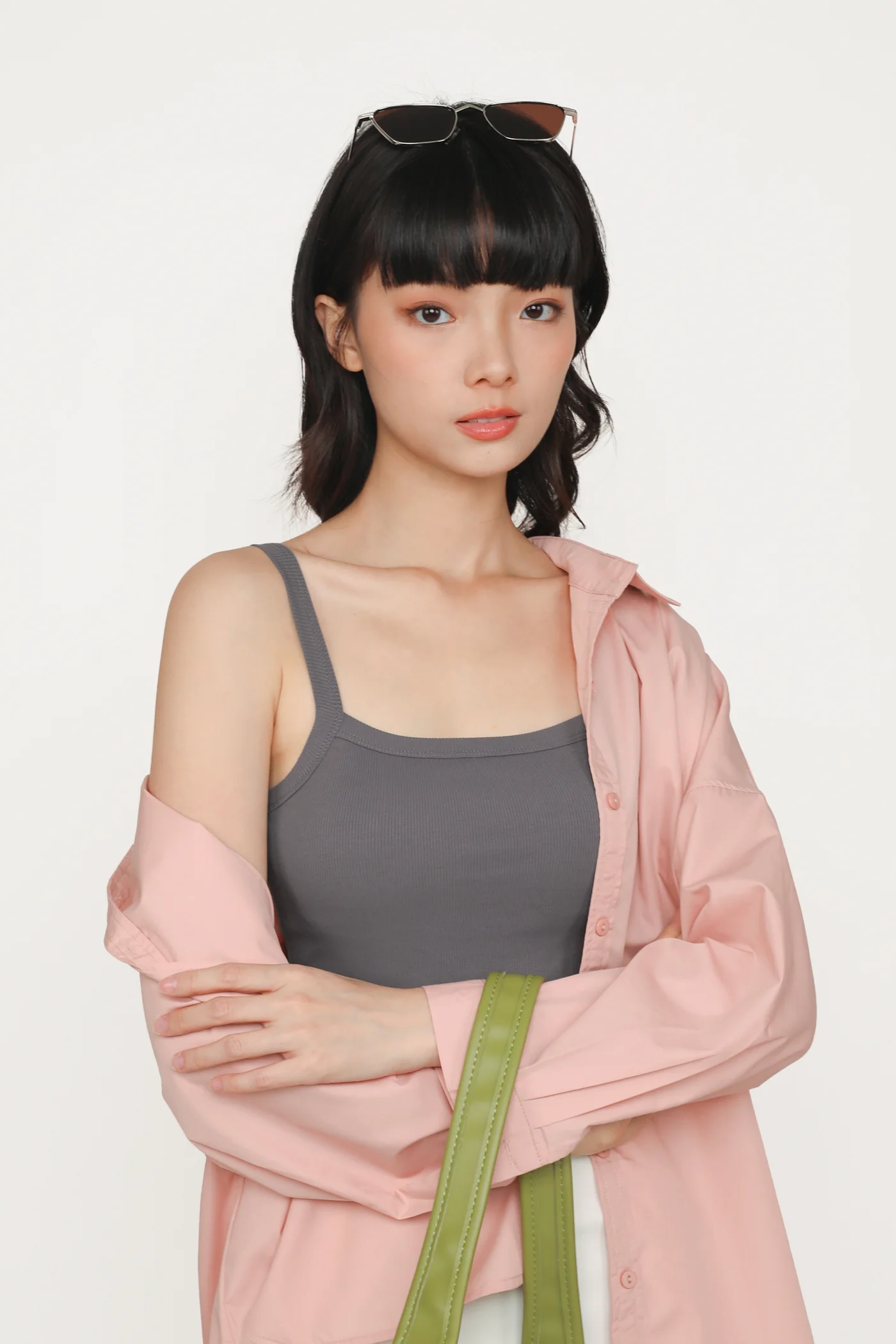 Elsa Square Neckline Ribbed Padded Top - Image 15