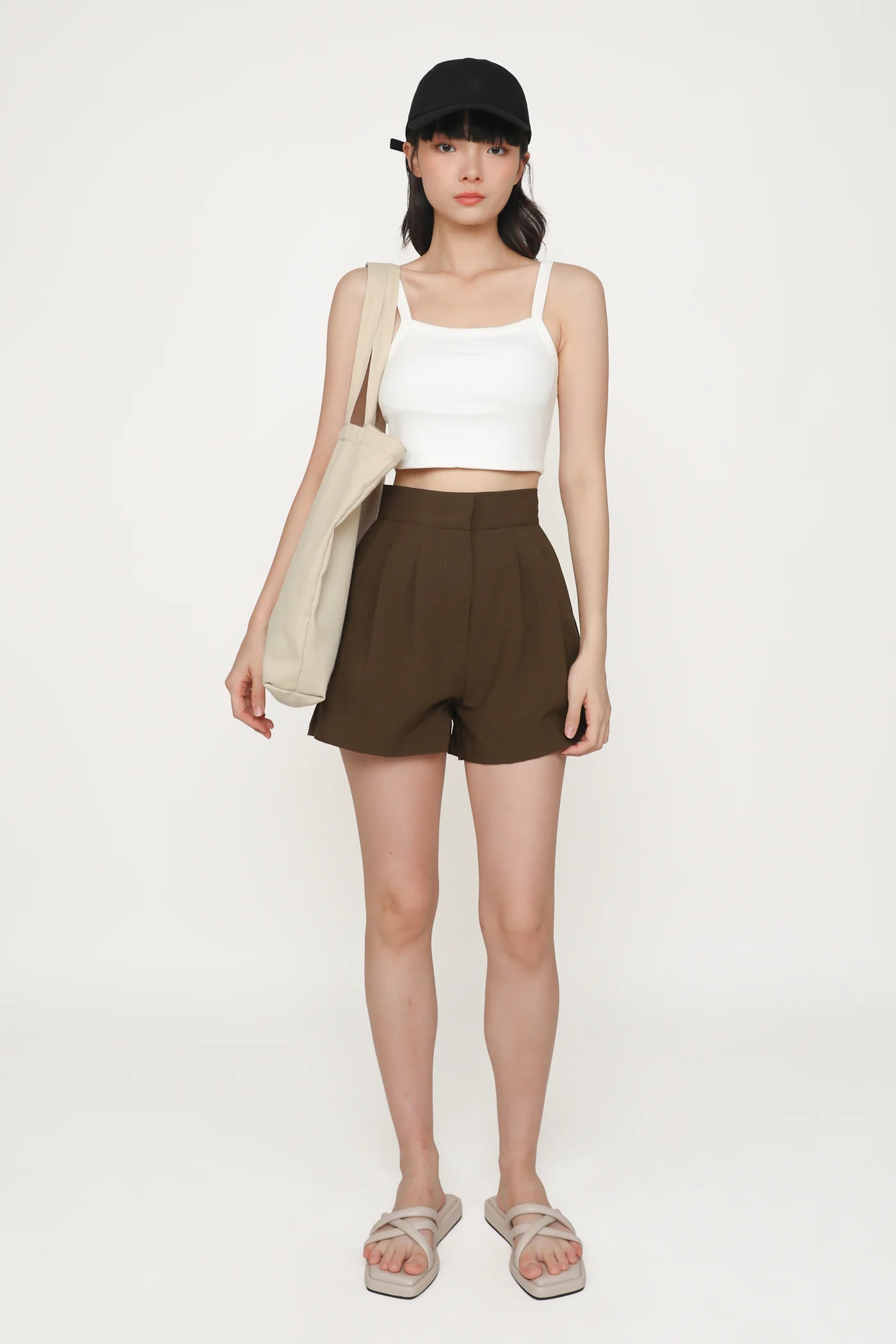 Elsa Square Neckline Ribbed Padded Top - Image 22