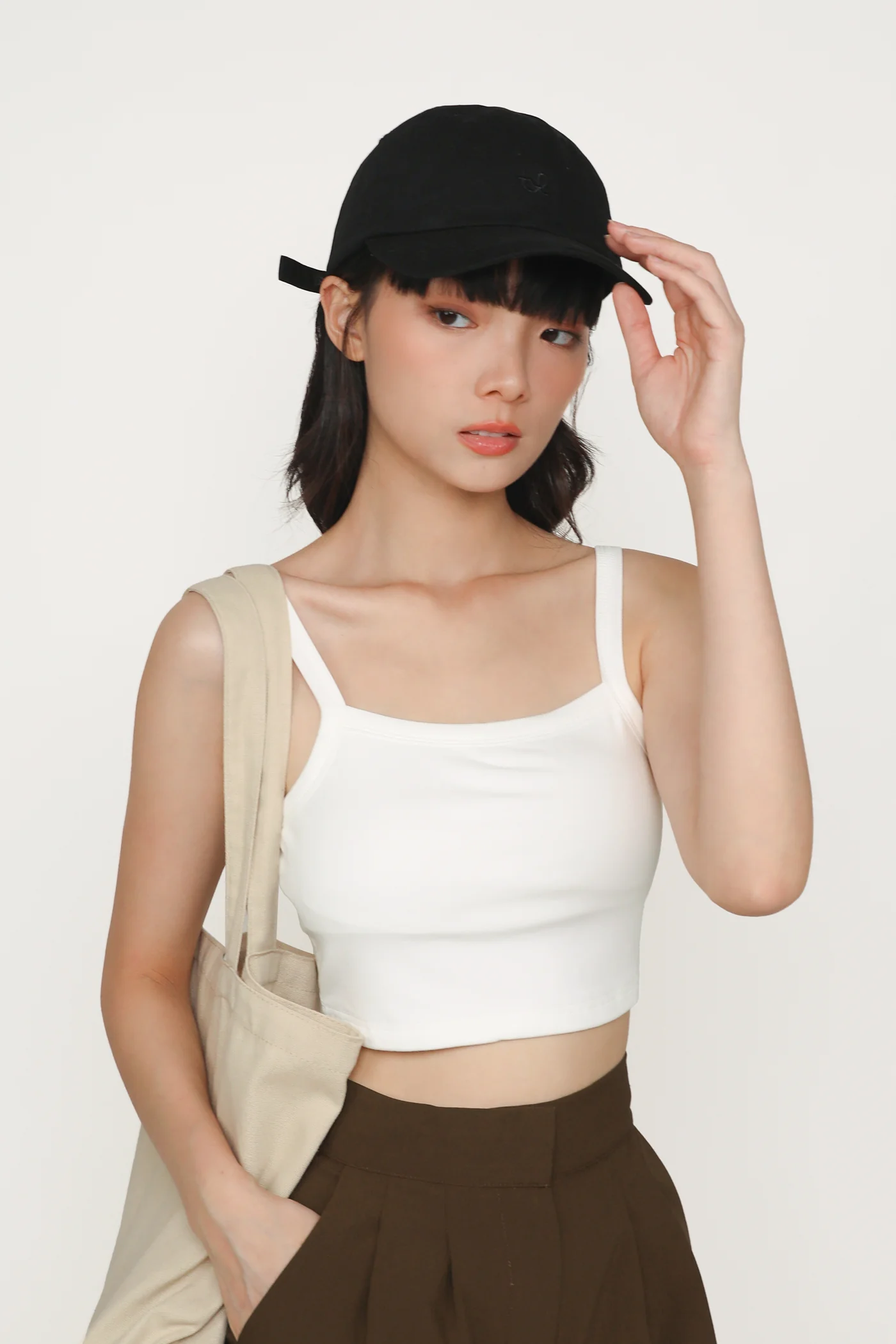 Elsa Square Neckline Ribbed Padded Top - Image 24