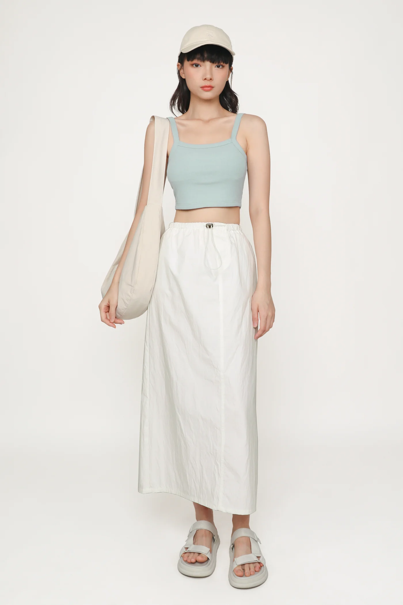Elsa Square Neckline Ribbed Padded Top - Image 8