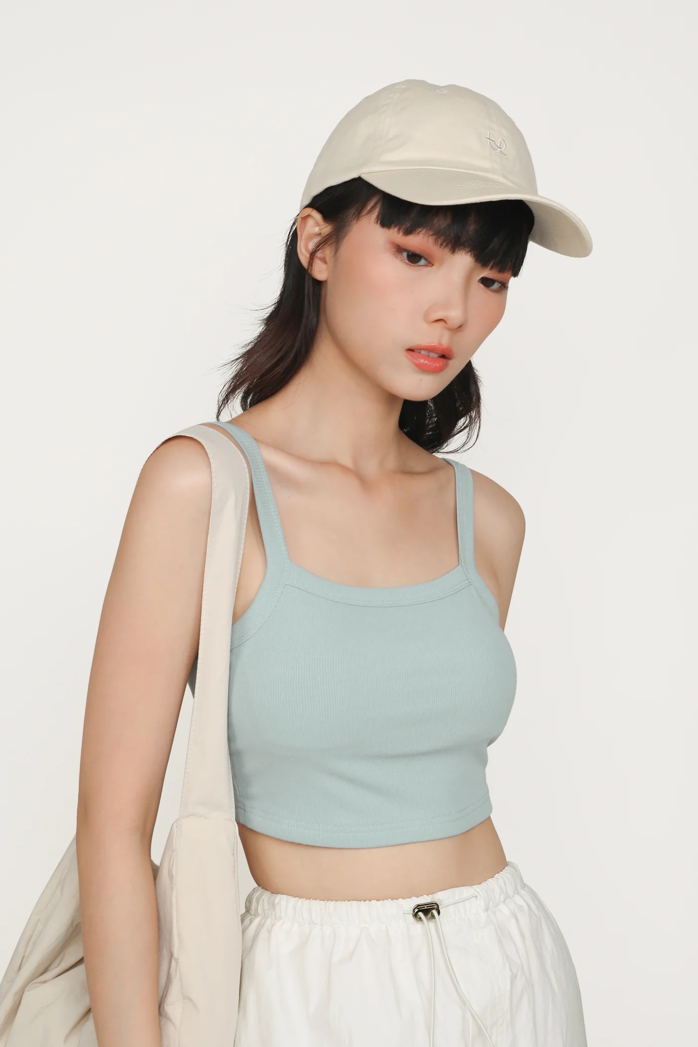 Elsa Square Neckline Ribbed Padded Top - Image 9