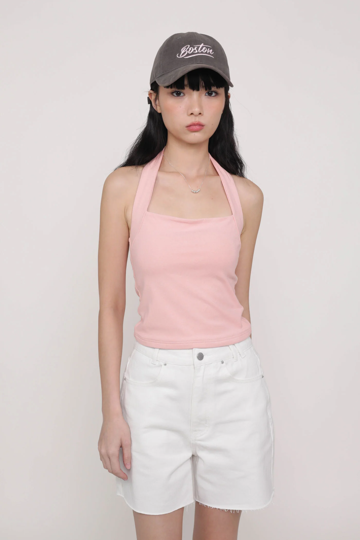 Elvina Raw Hem Mom Shorts - Image 9